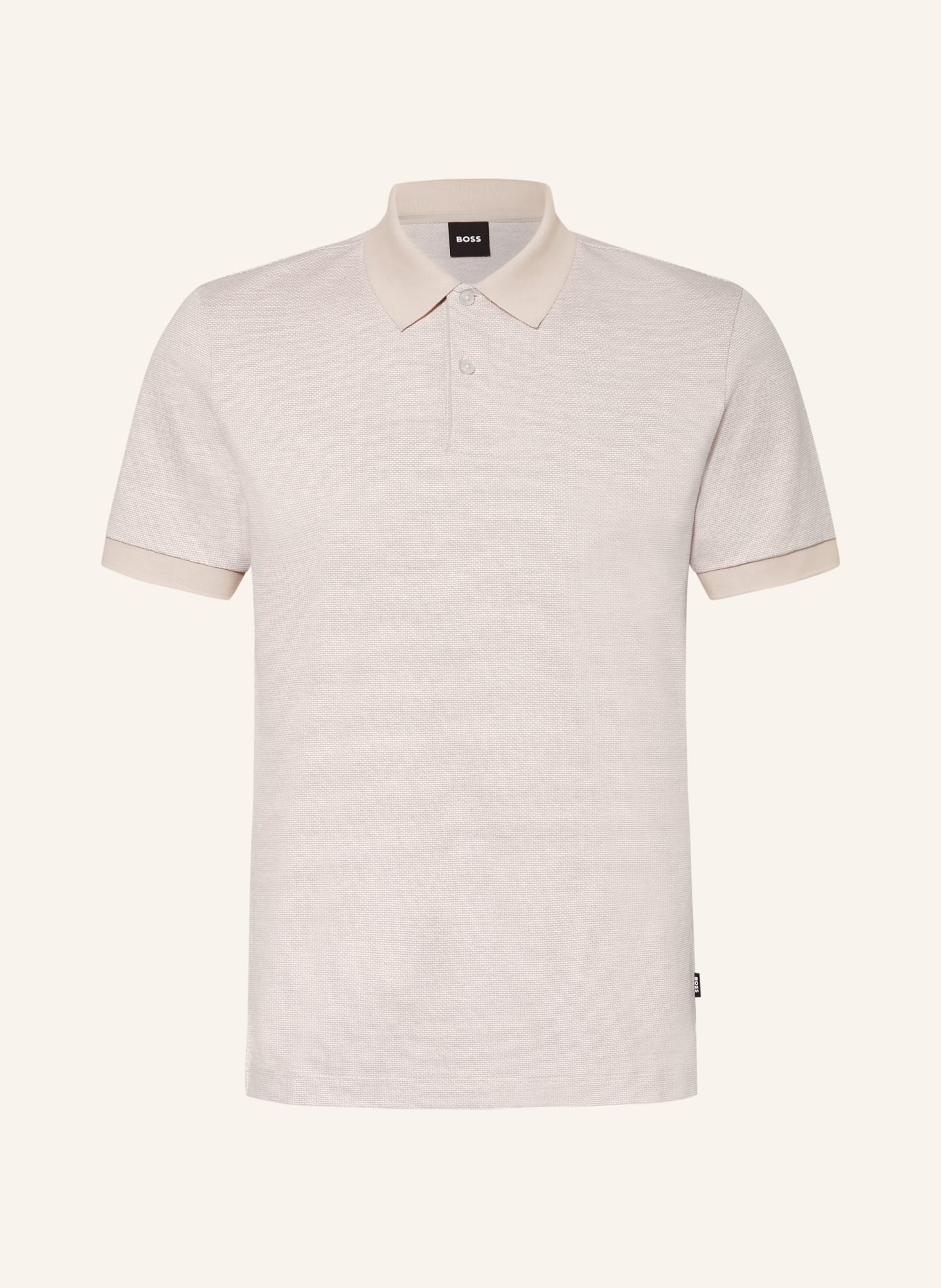 BOSS Polo piqué PARLAY: BEIGE