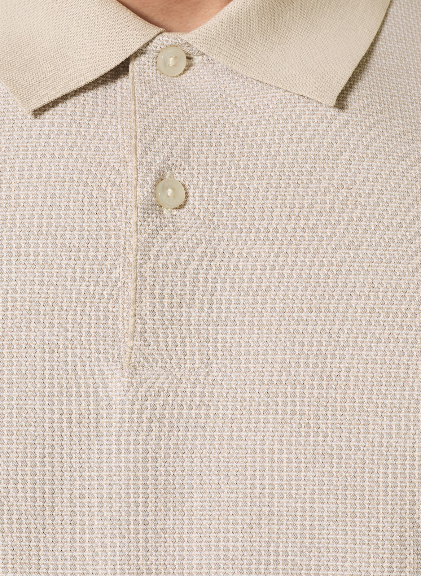 BOSS Polo piqué PARLAY: BEIGE