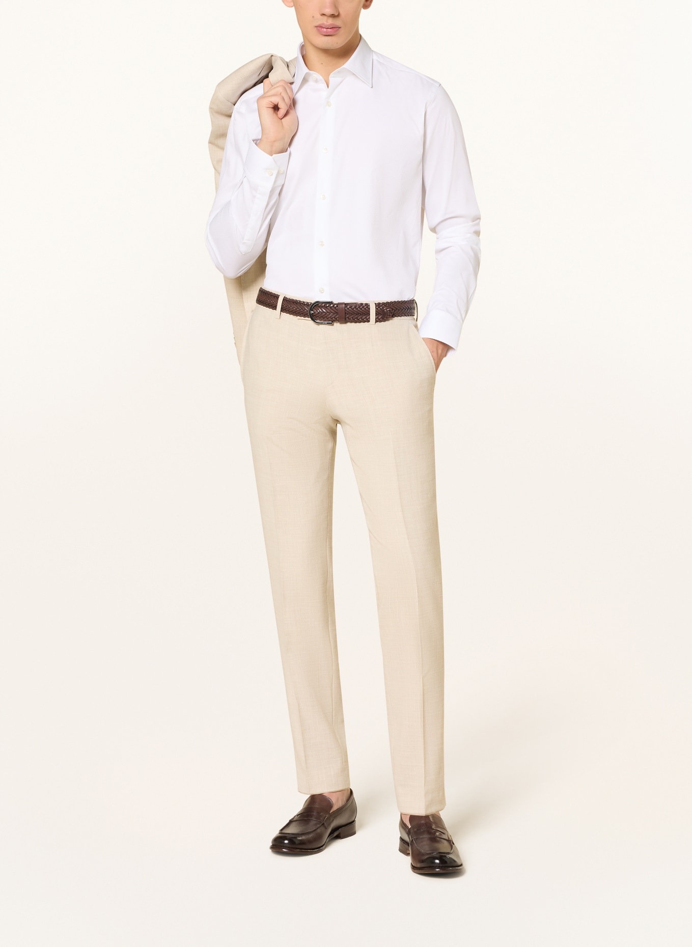 BOSS Overhemd JOE Regular Fit: WIT