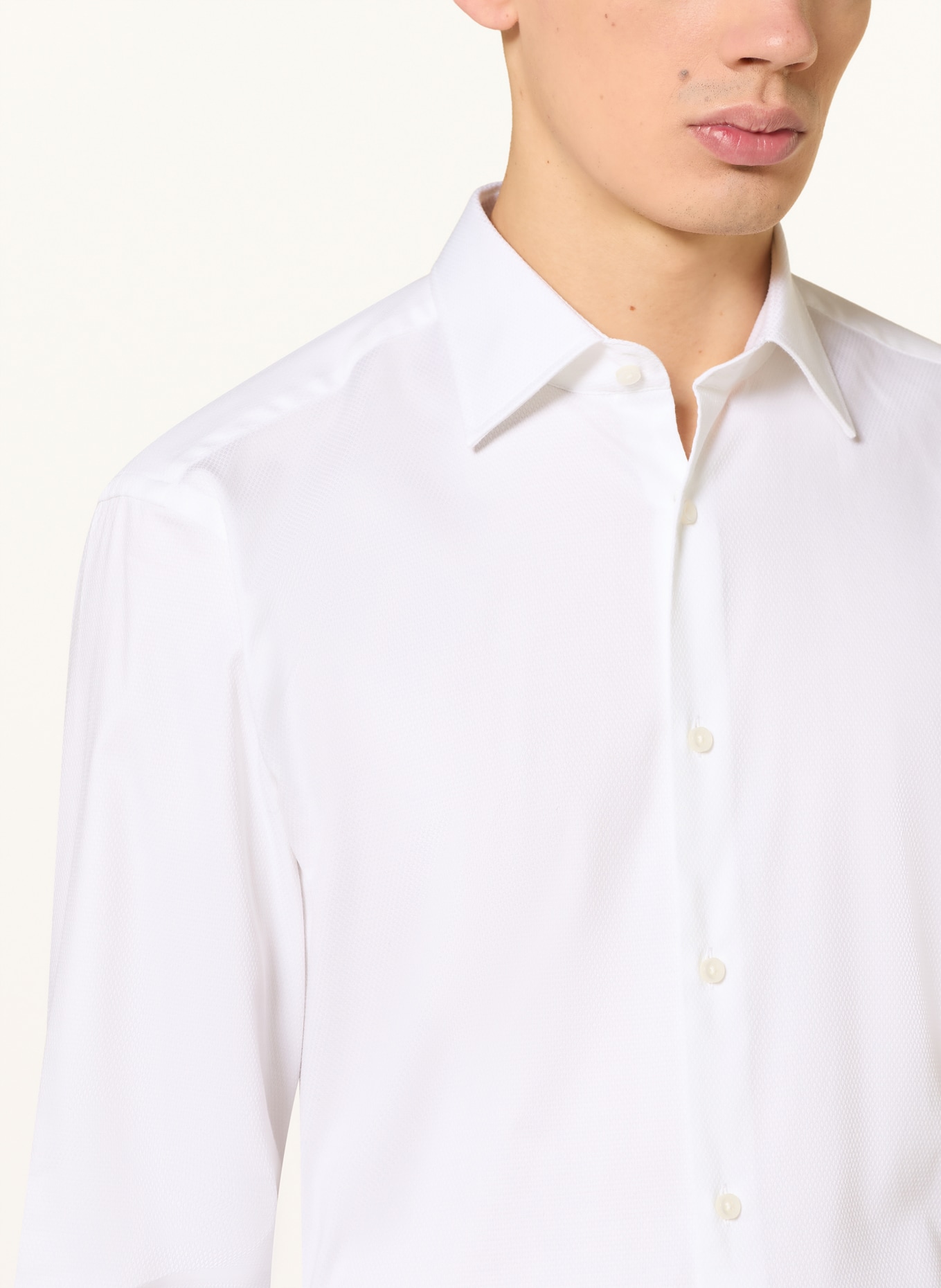 BOSS Overhemd JOE Regular Fit: WIT