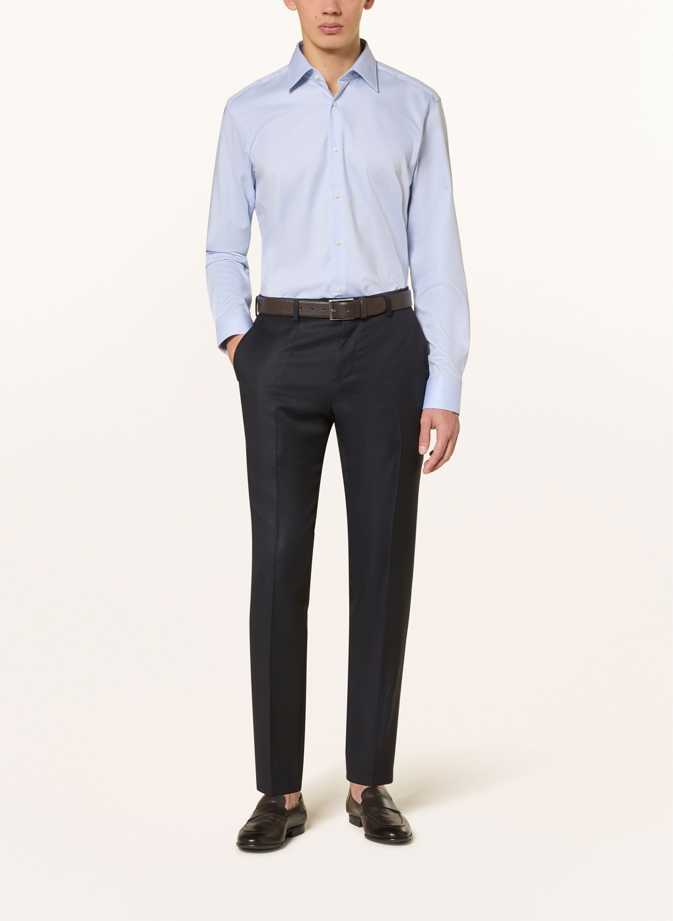 BOSS Overhemd JOE Regular Fit: LICHTBLAUW