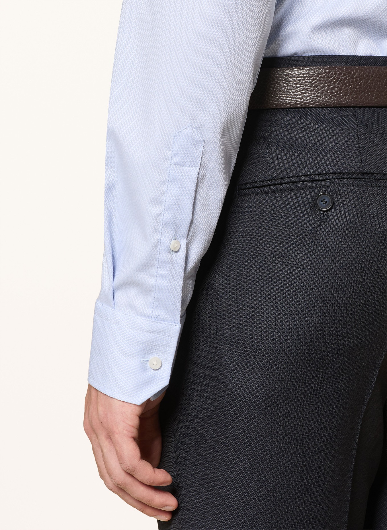 BOSS Overhemd JOE Regular Fit: LICHTBLAUW