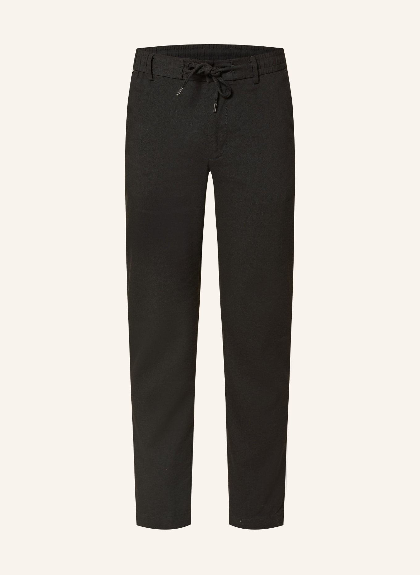 BOSS Pantalon KANE coupe extra slim avec lin: NOIR