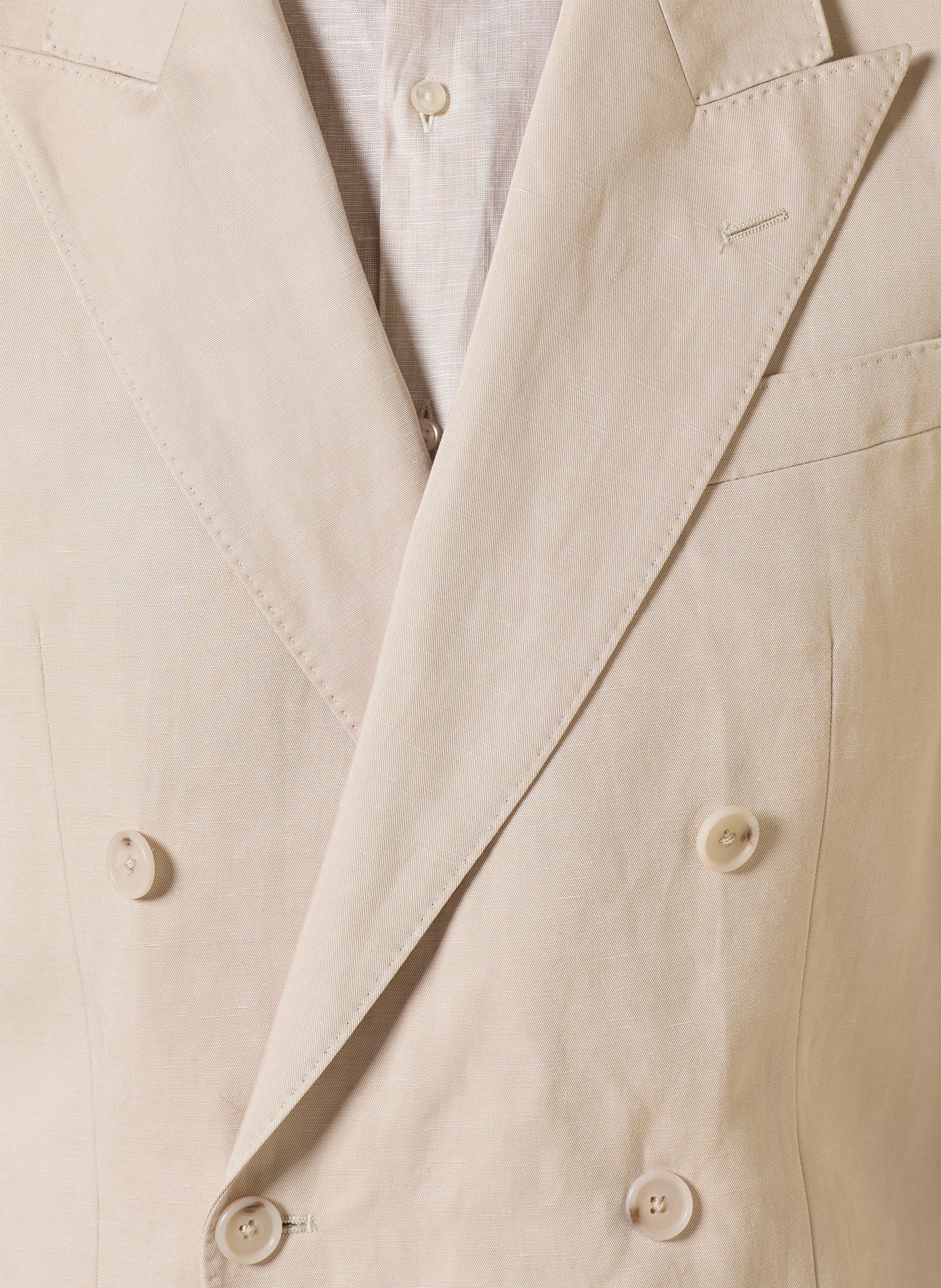 BOSS Slim fit colbert van linnen: 075 OPEN GREY