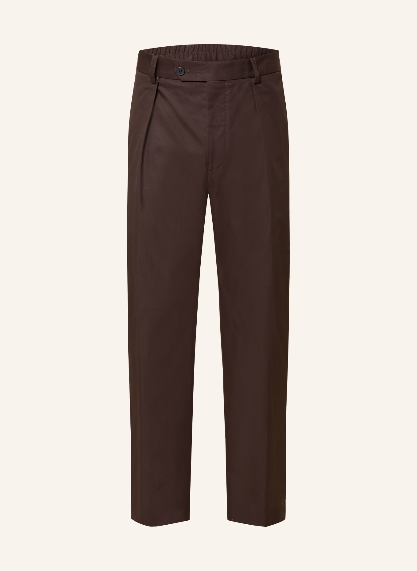 BOSS Regular fit chino pants: DARK BROWN