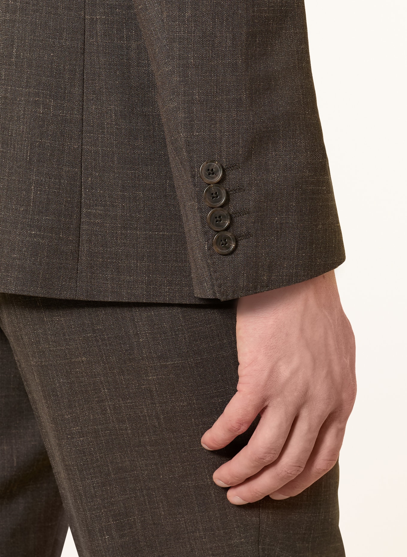 BOSS Anzugsakko Slim Fit: 208 DARK BROWN