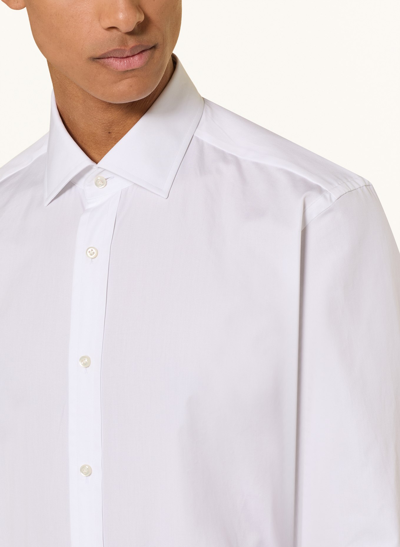 BOSS Overhemd DAVID Slim Fit: WIT