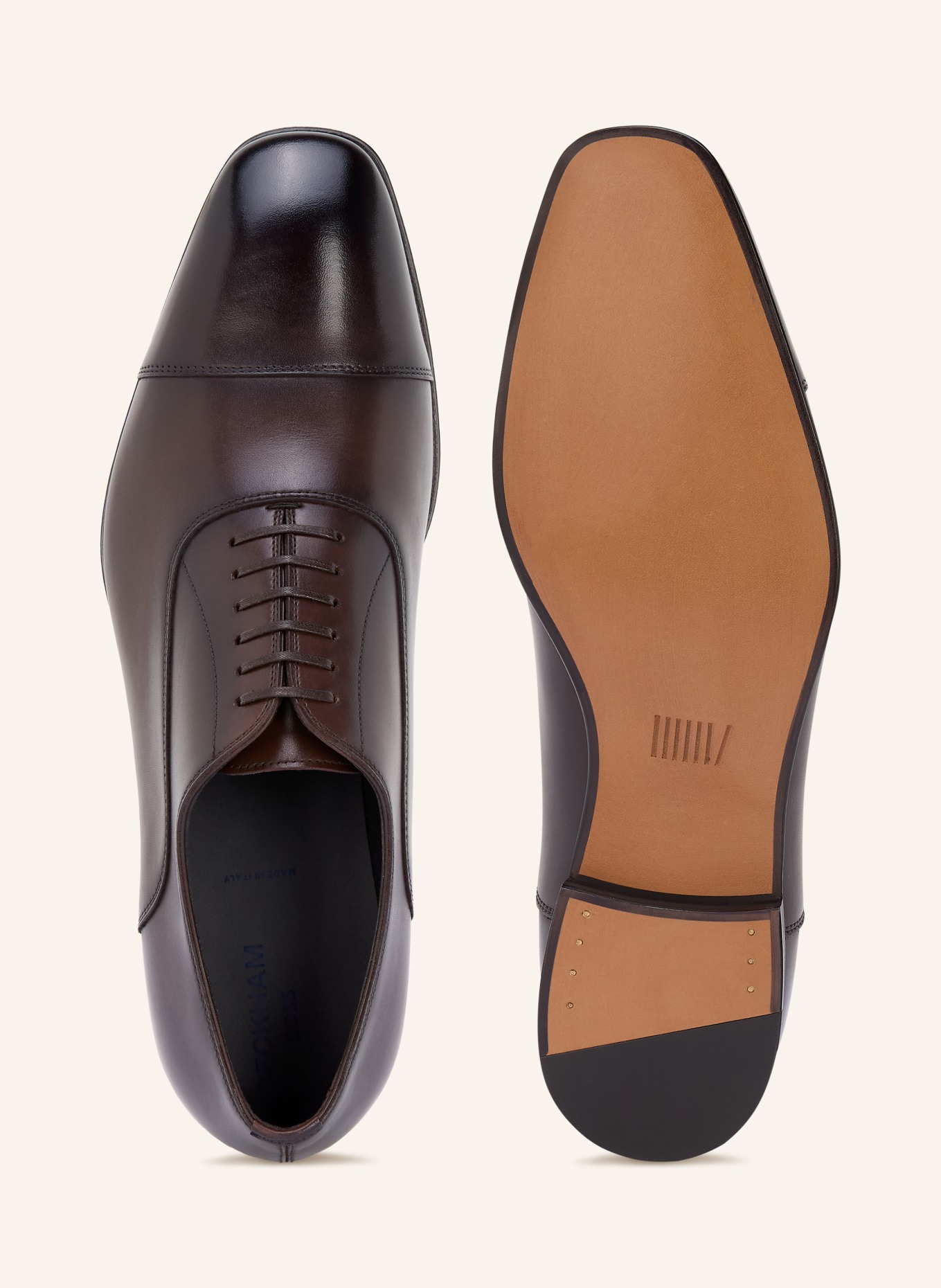 BOSS Lace-ups QUILLON: DARK BROWN