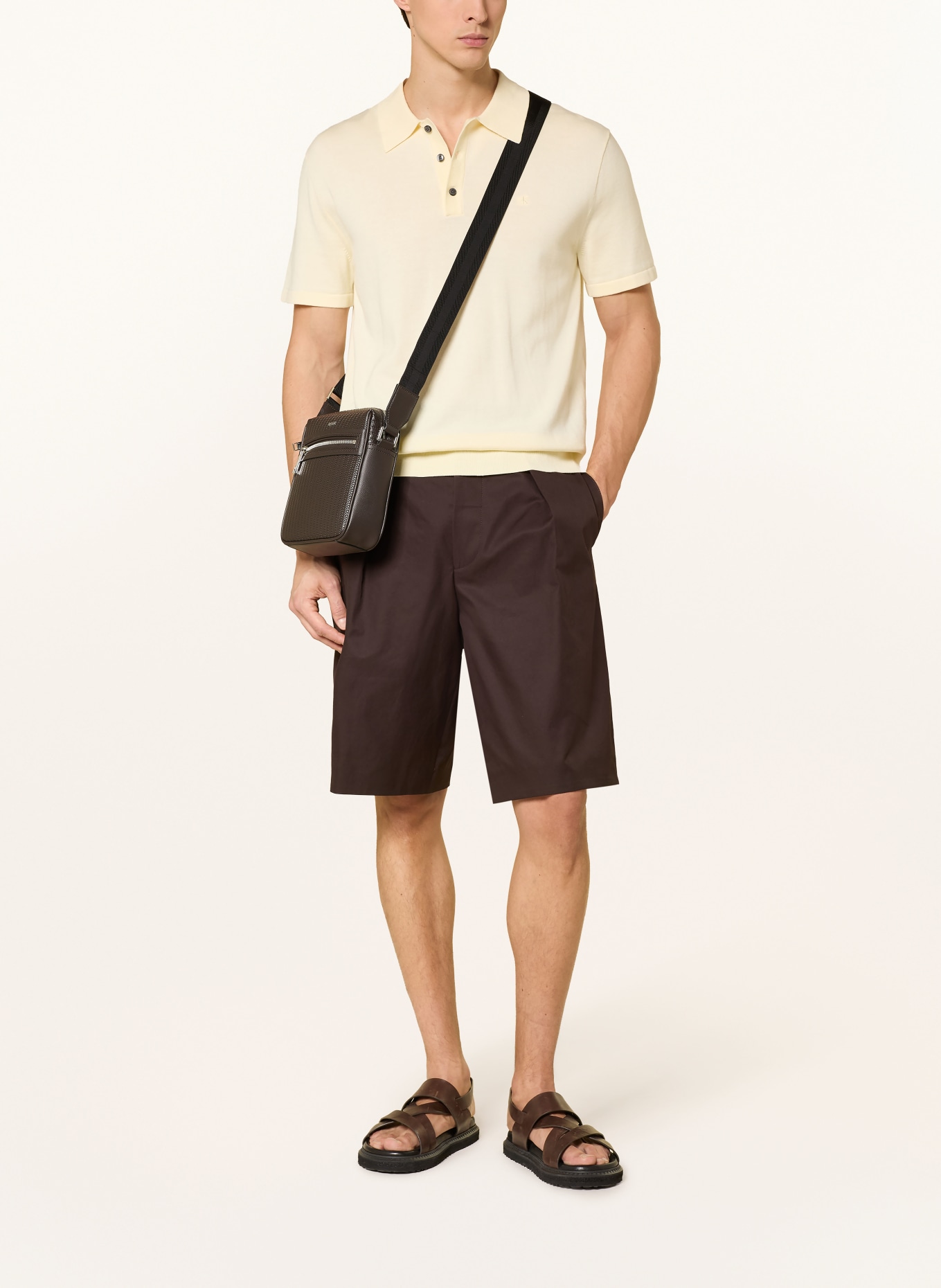 BOSS Shorts: DUNKELBRAUN