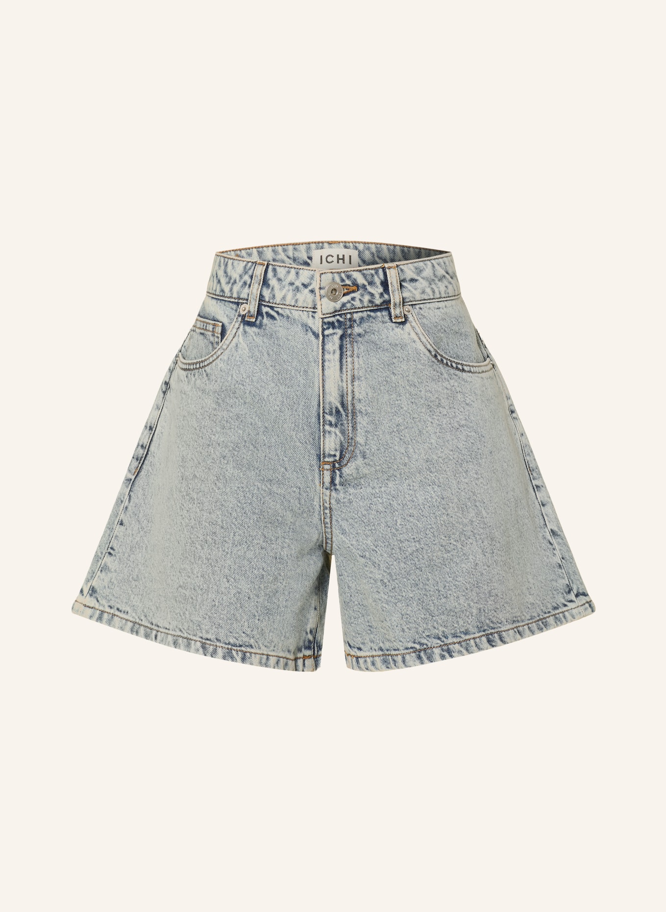 ICHI Jeansshorts IHAVENY: 900005260 LIGHT BLUE BLEACHED