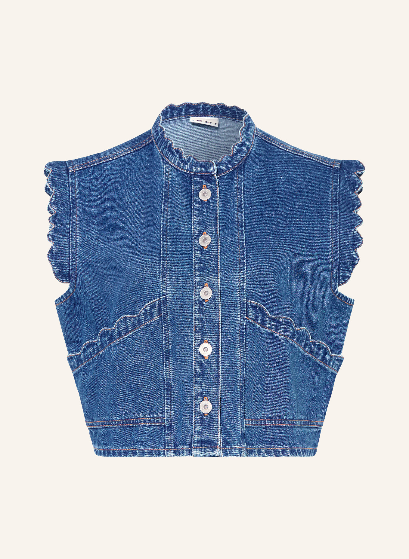 ICHI Jeansweste IHPALOU: BLAU