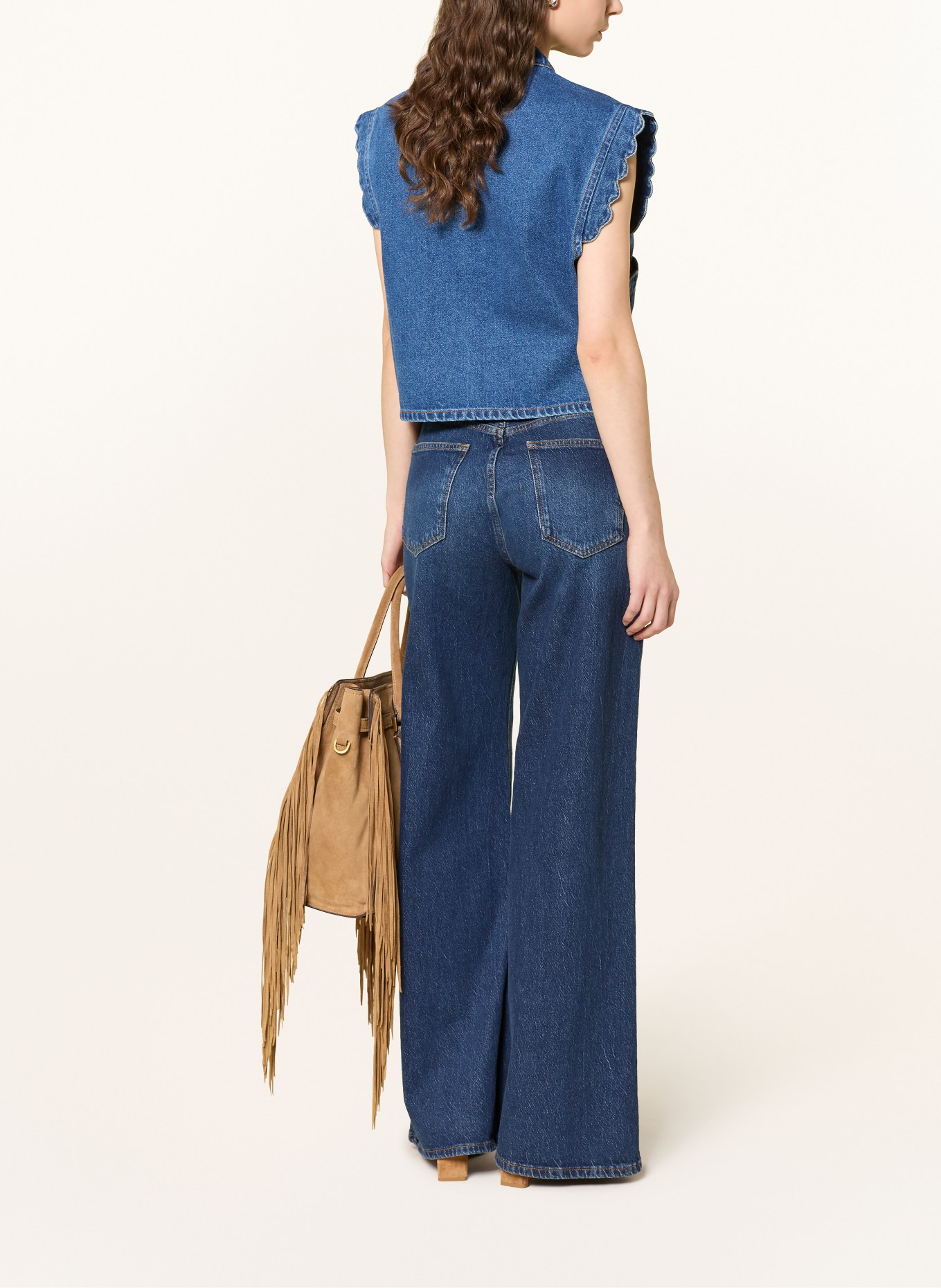 ICHI Jeansweste IHPALOU: BLAU