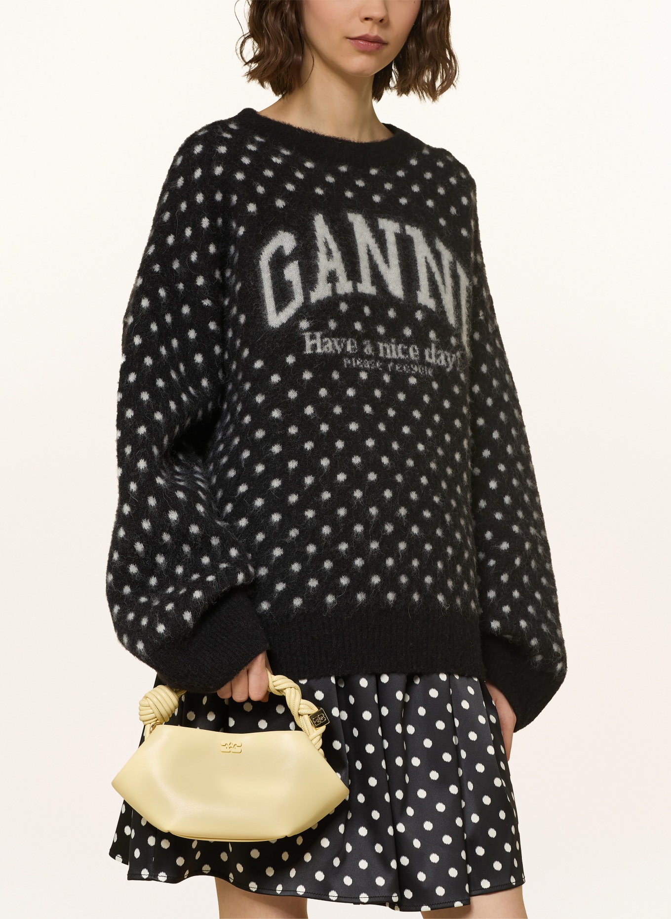 GANNI BOU MINI handbag: LIGHT YELLOW