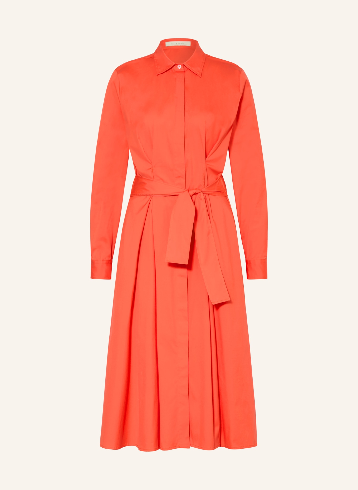 lilienfels shirt dress: RED