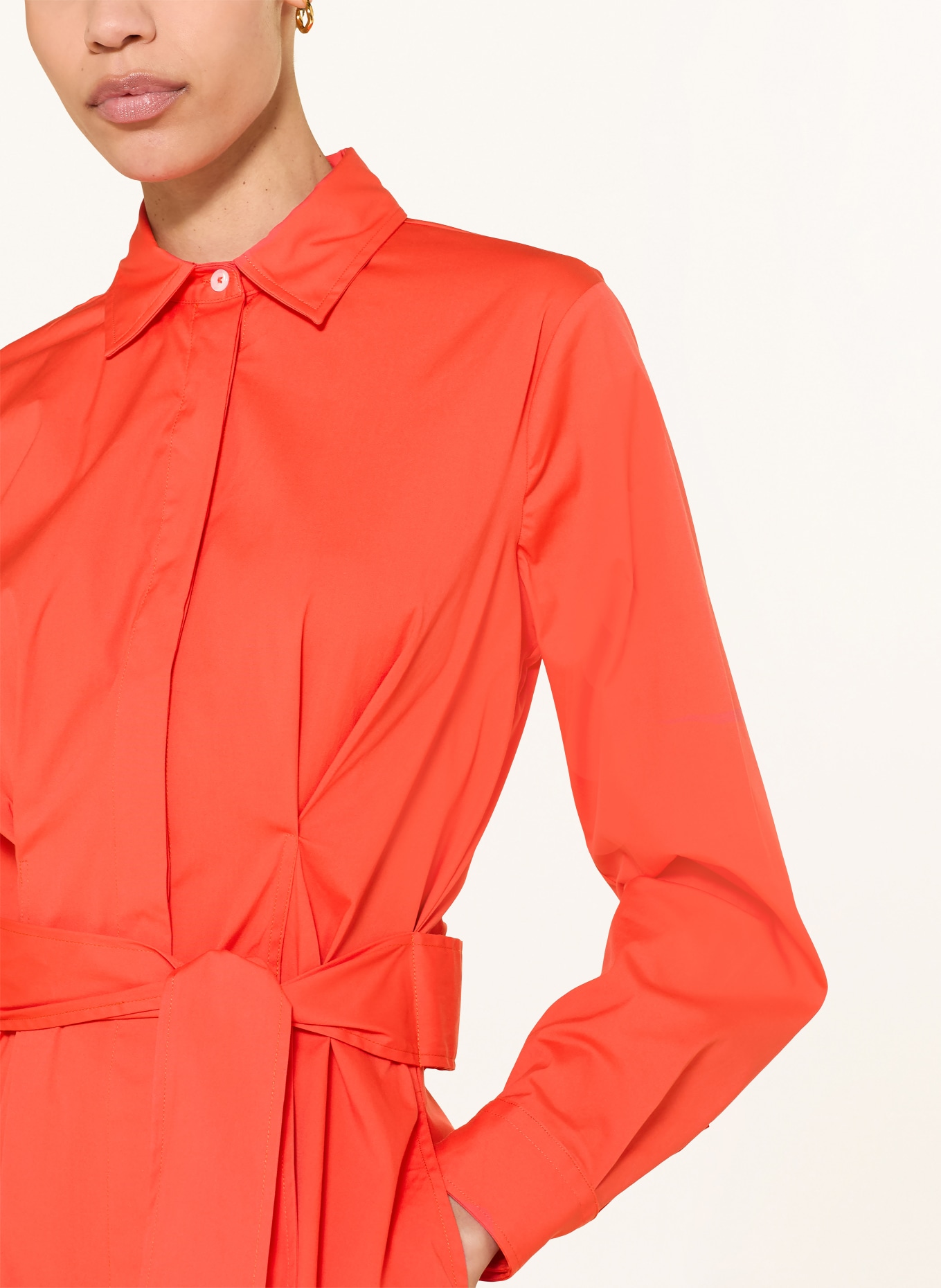 lilienfels shirt dress: RED