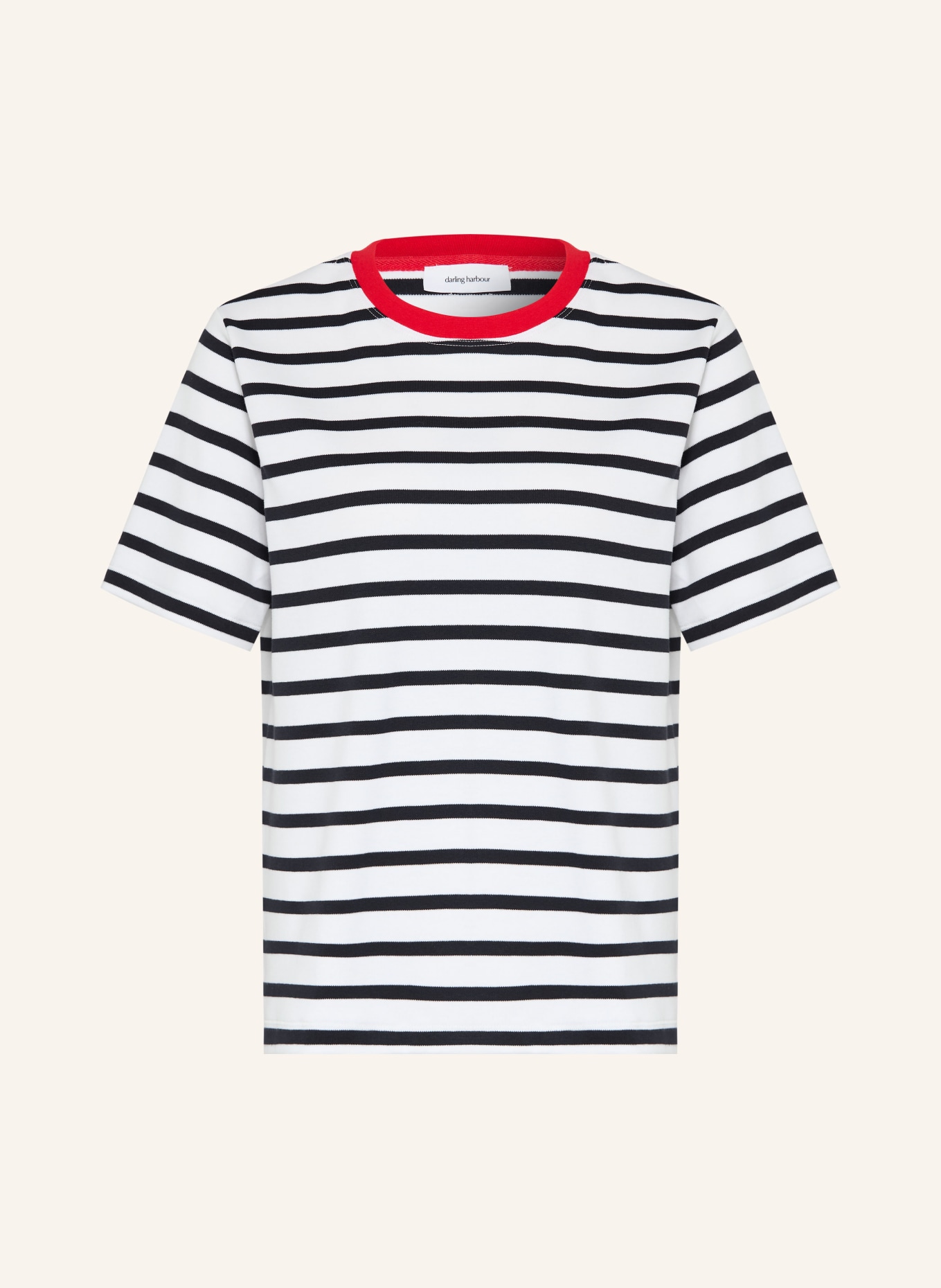 darling harbour T-Shirt: whit / navy / red