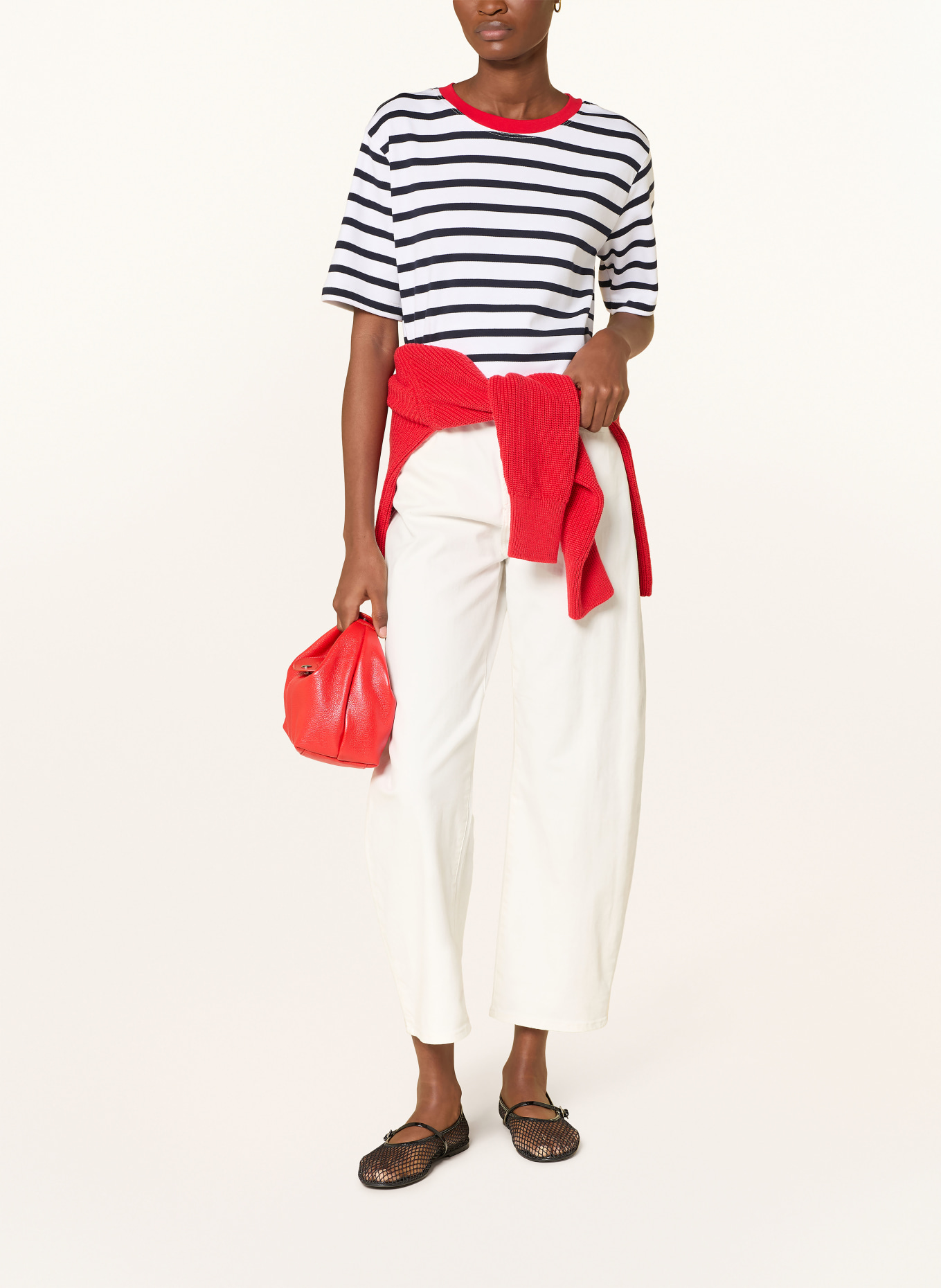 darling harbour T-Shirt: whit / navy / red