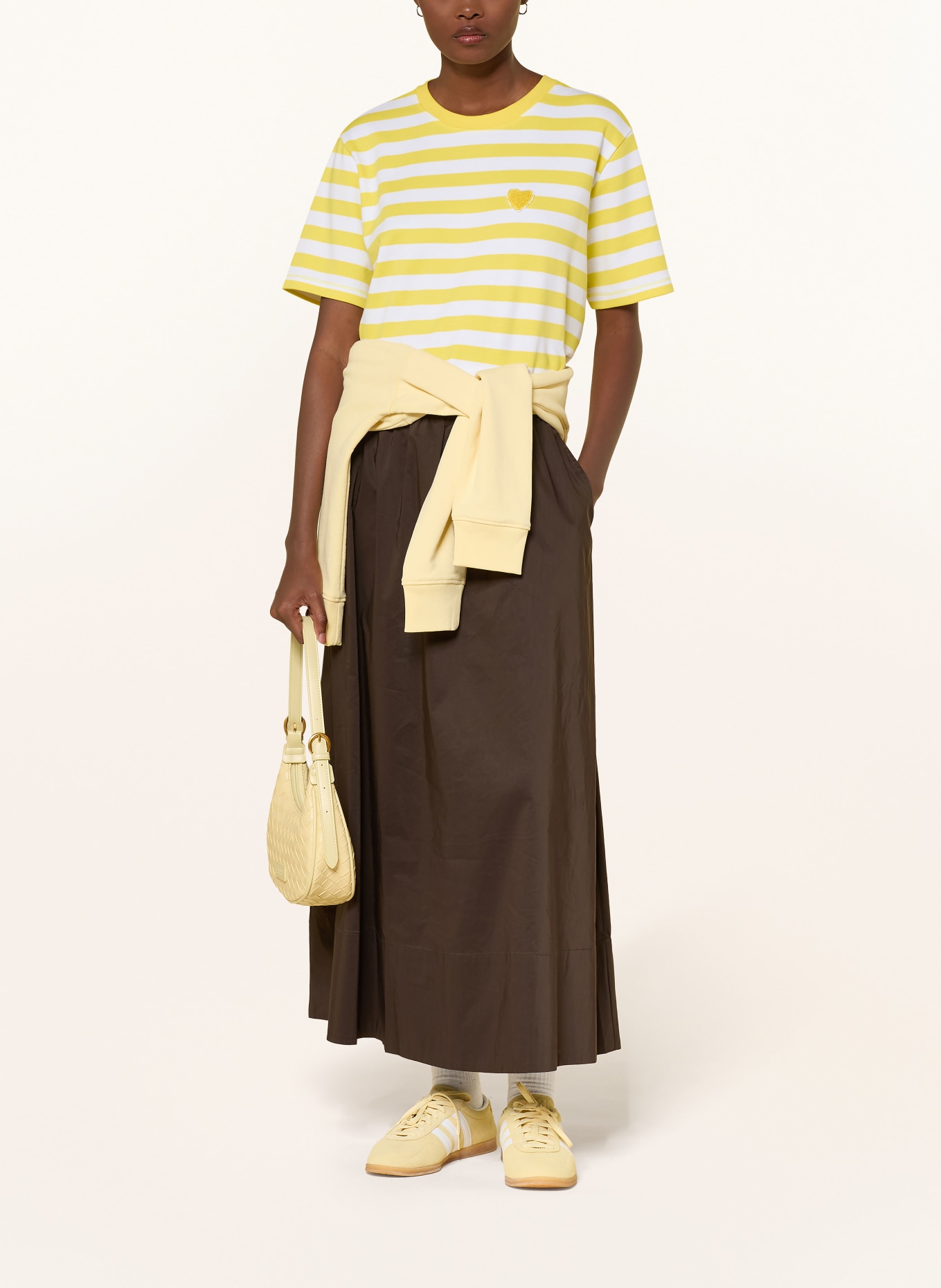 darling harbour T-shirt: YELLOW / WHITE