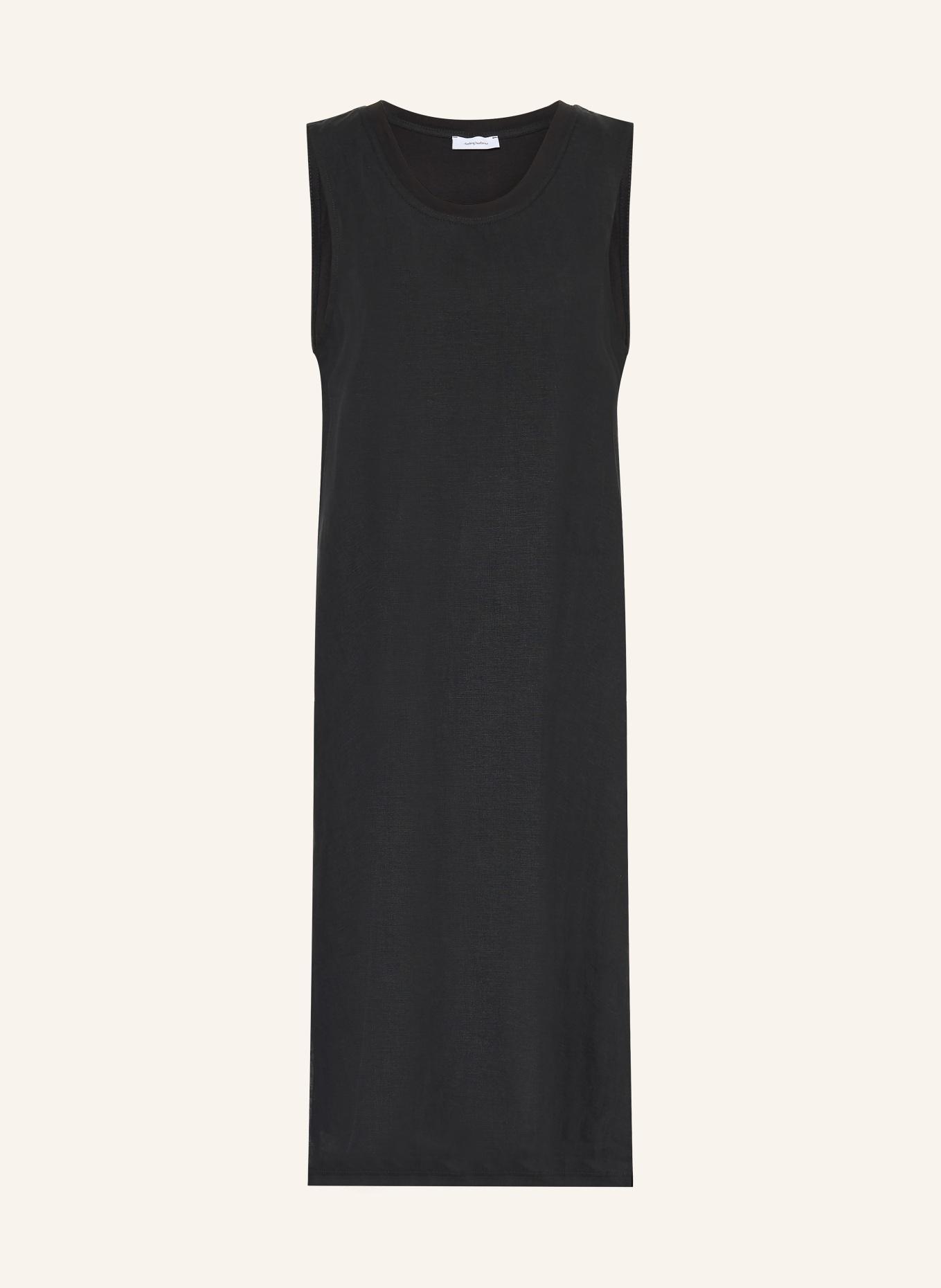 darling harbour Sukienka z mieszanki materiałów z dodatkiem lnu: BLACK