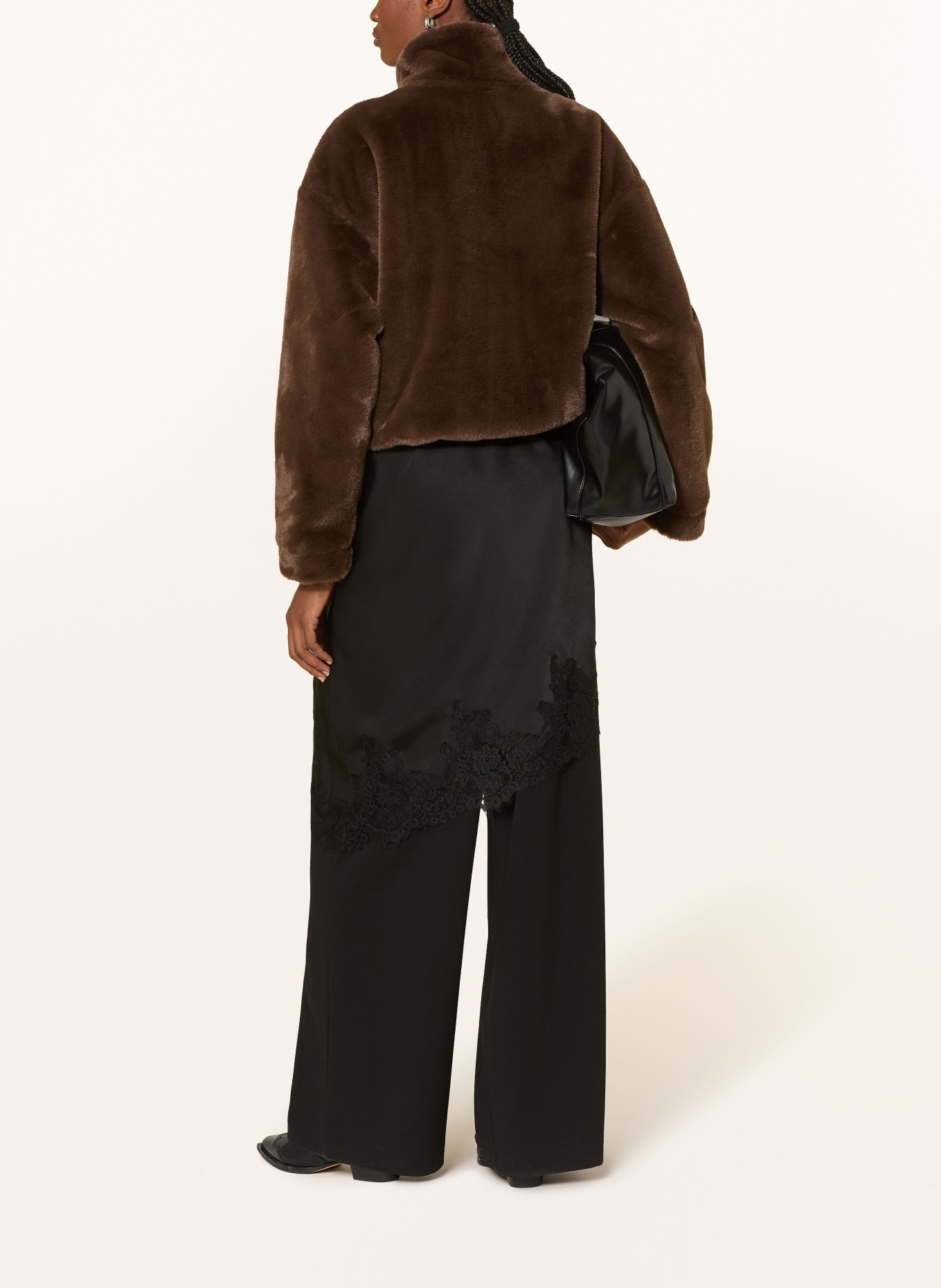 darling harbour Kunstfell-Jacke: BROWN