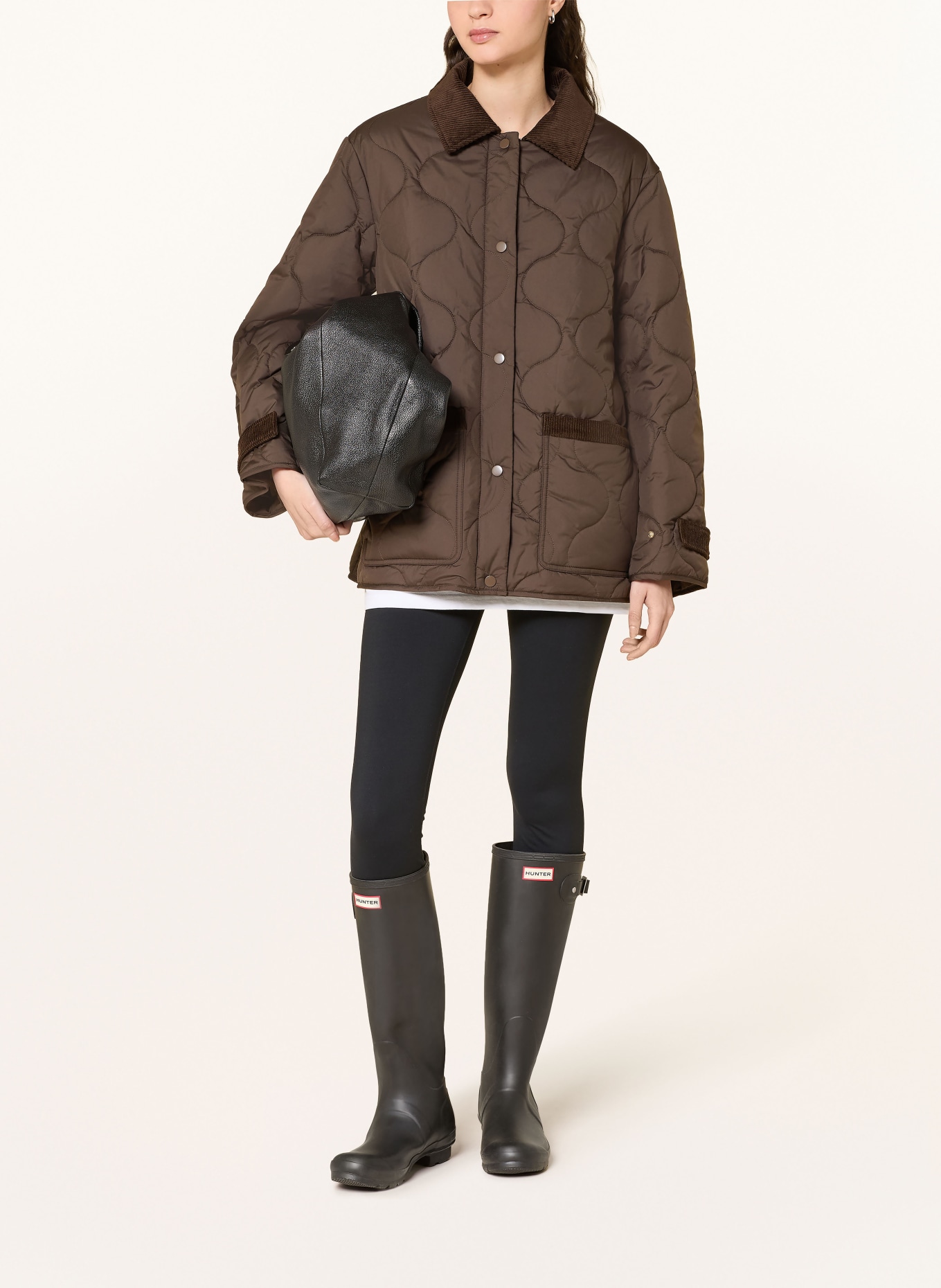 darling harbour Steppjacke: DARK BROWN