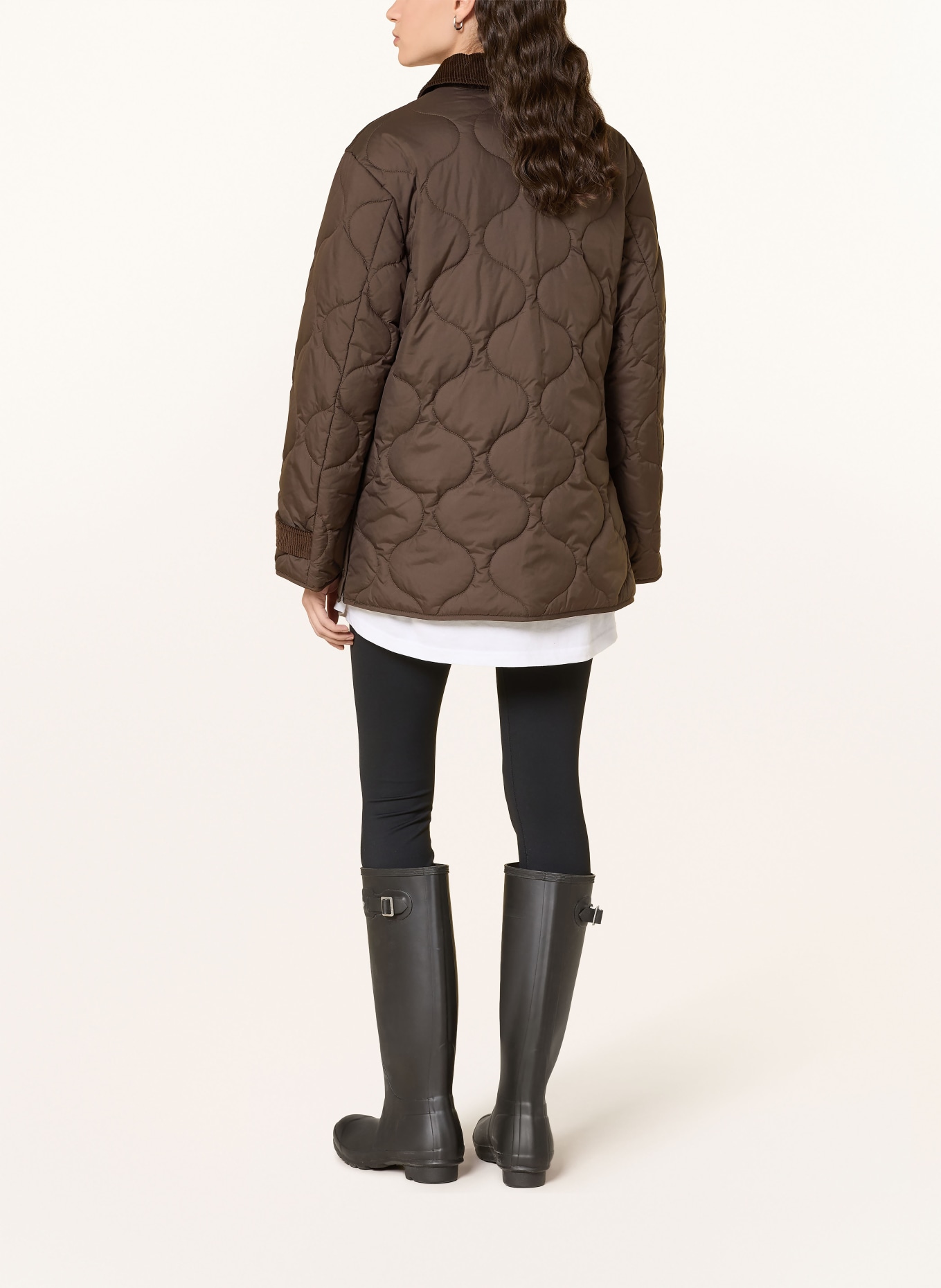 darling harbour Steppjacke: DARK BROWN
