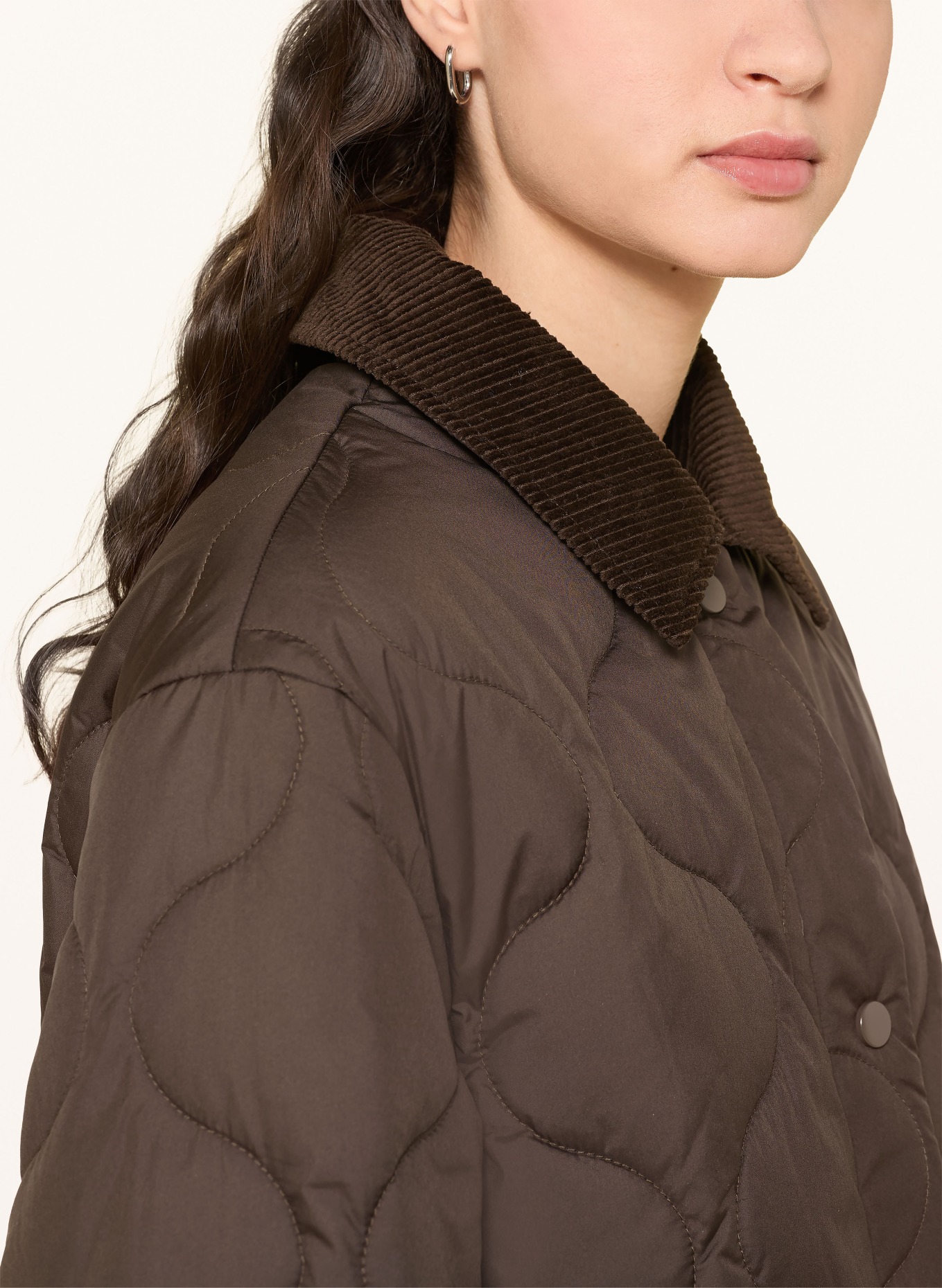 darling harbour Steppjacke: DARK BROWN