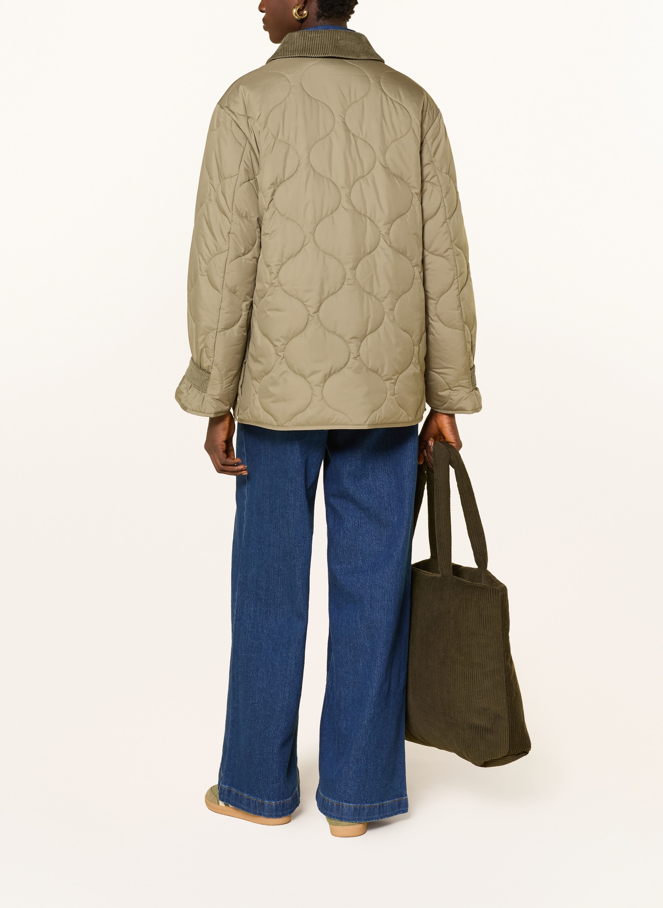darling harbour veste matelassée: KHAKI