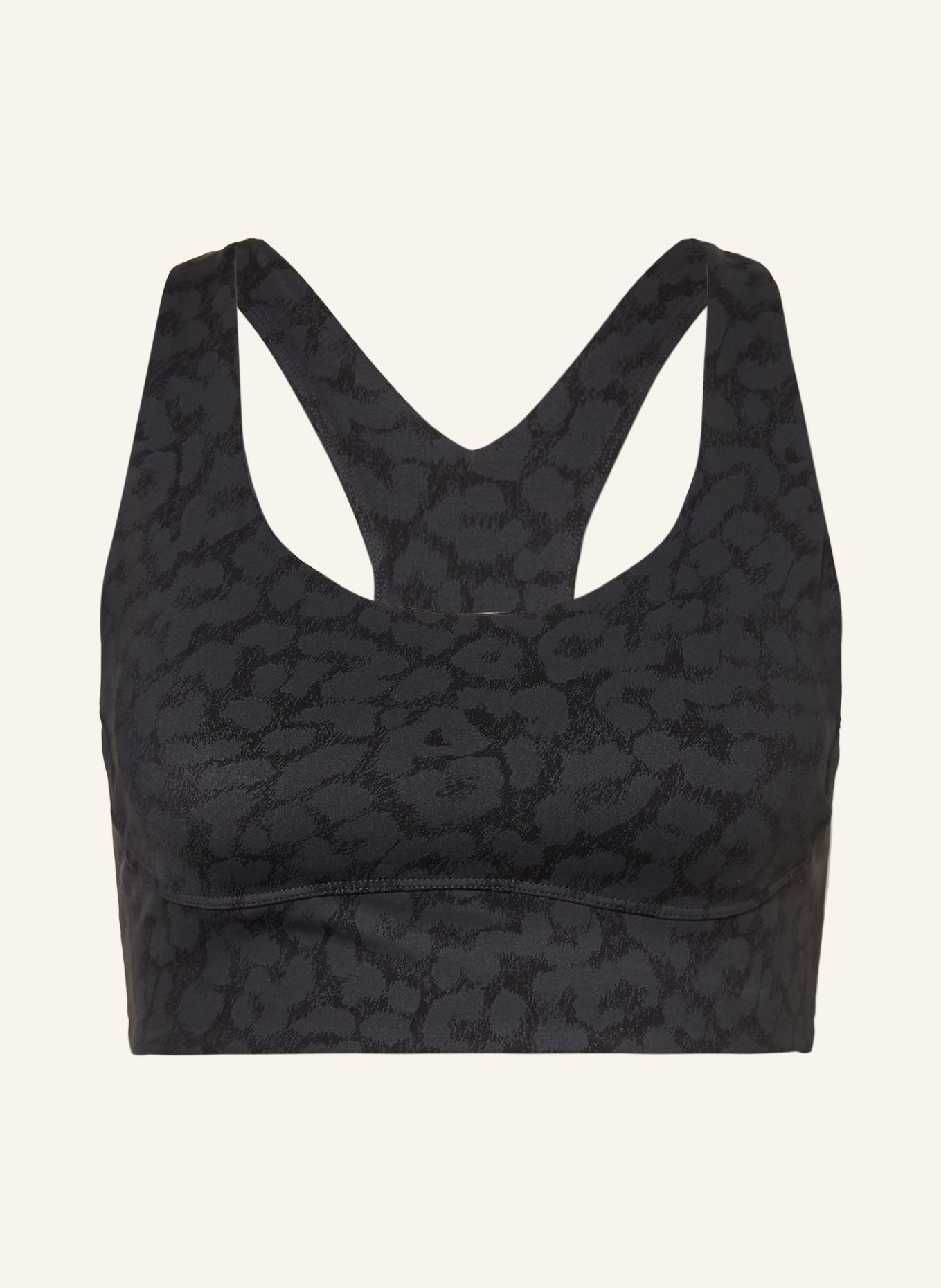 MANDALA Soutien-gorge de sport IMPRIMÉ: NOIR