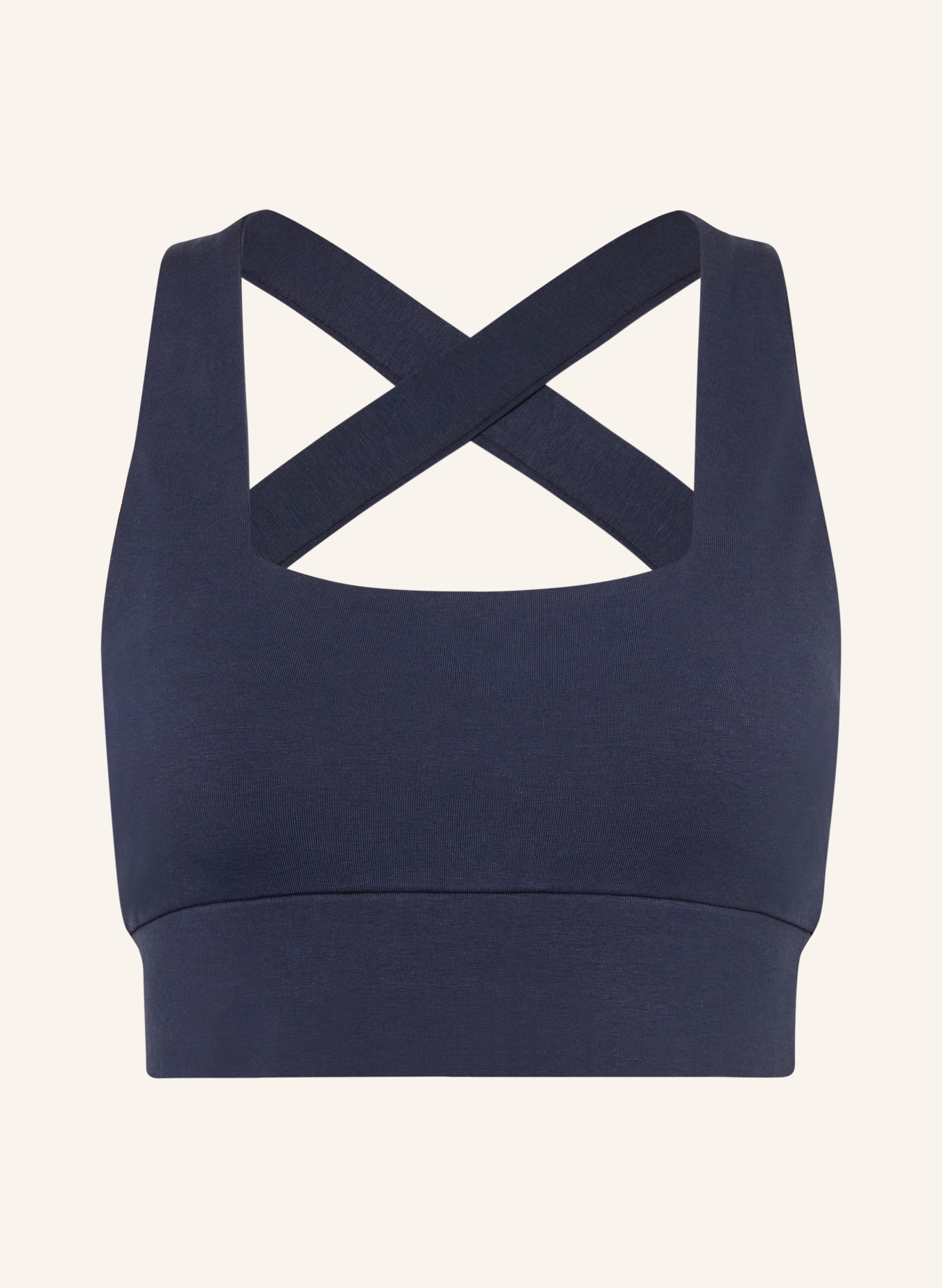 MANDALA Soutien-gorge de sport FRENCH NECK: BLEU FONCÉ