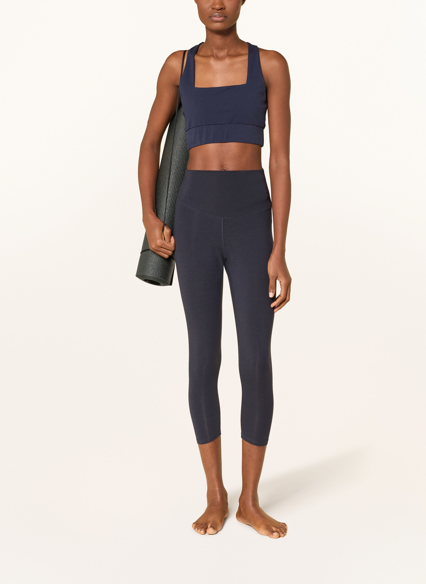 MANDALA Soutien-gorge de sport FRENCH NECK: BLEU FONCÉ