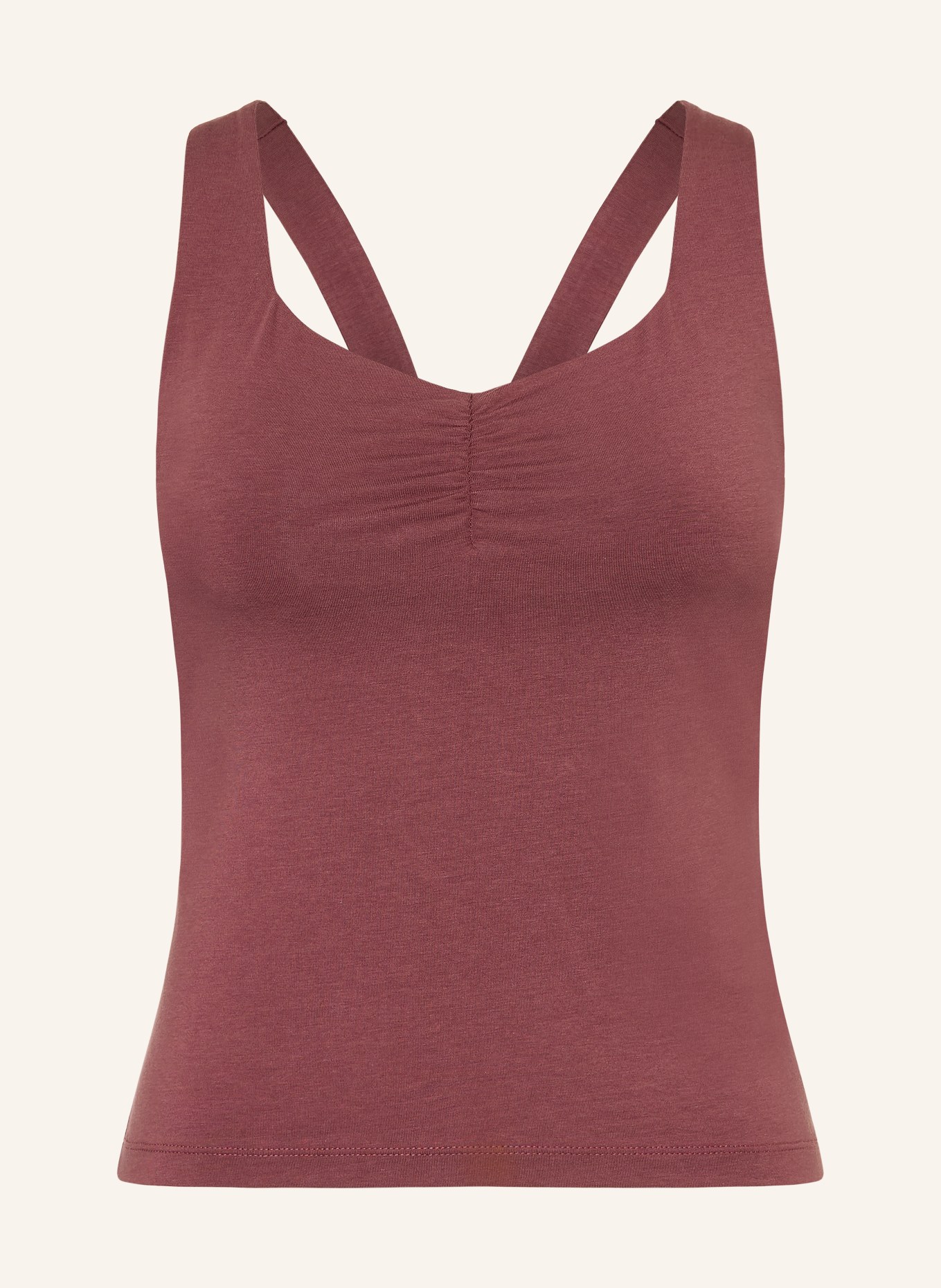 MANDALA Yoga-Top BALANCE: DUNKELROT