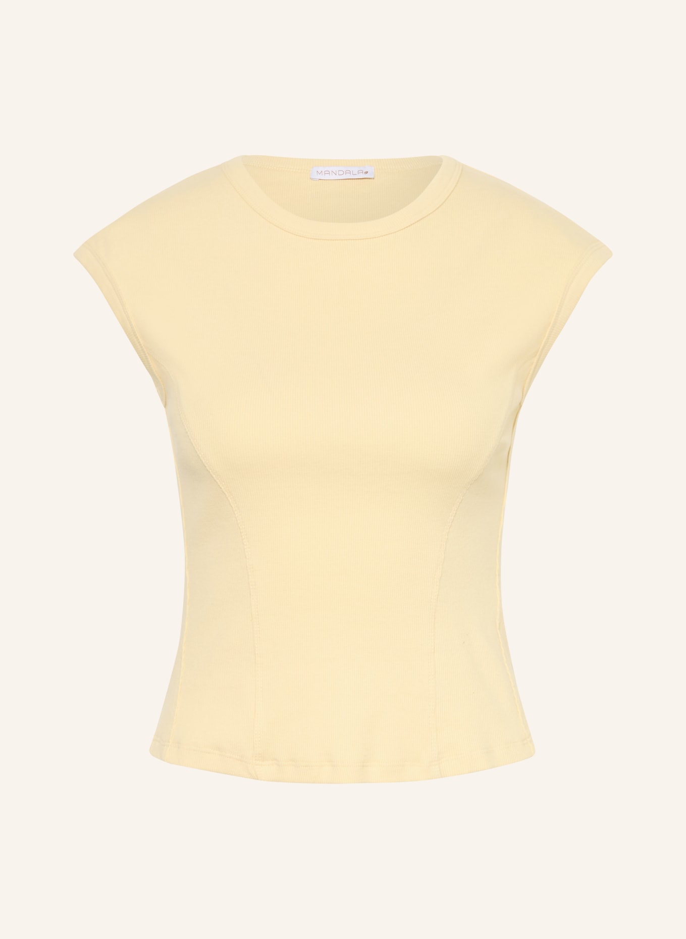 MANDALA Yoga-Top: HELLGELB