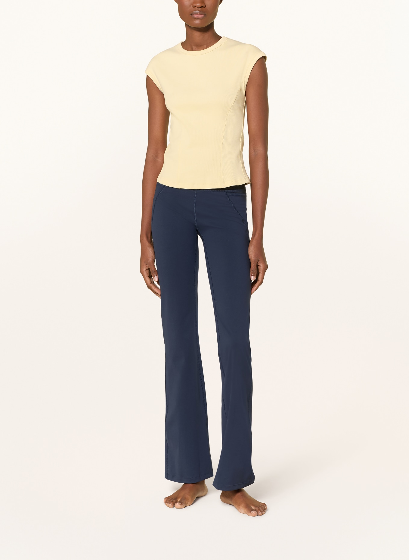 MANDALA Yoga-Top: HELLGELB