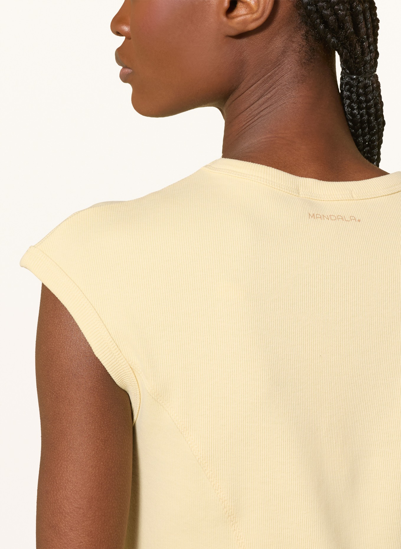 MANDALA Yoga-Top: HELLGELB