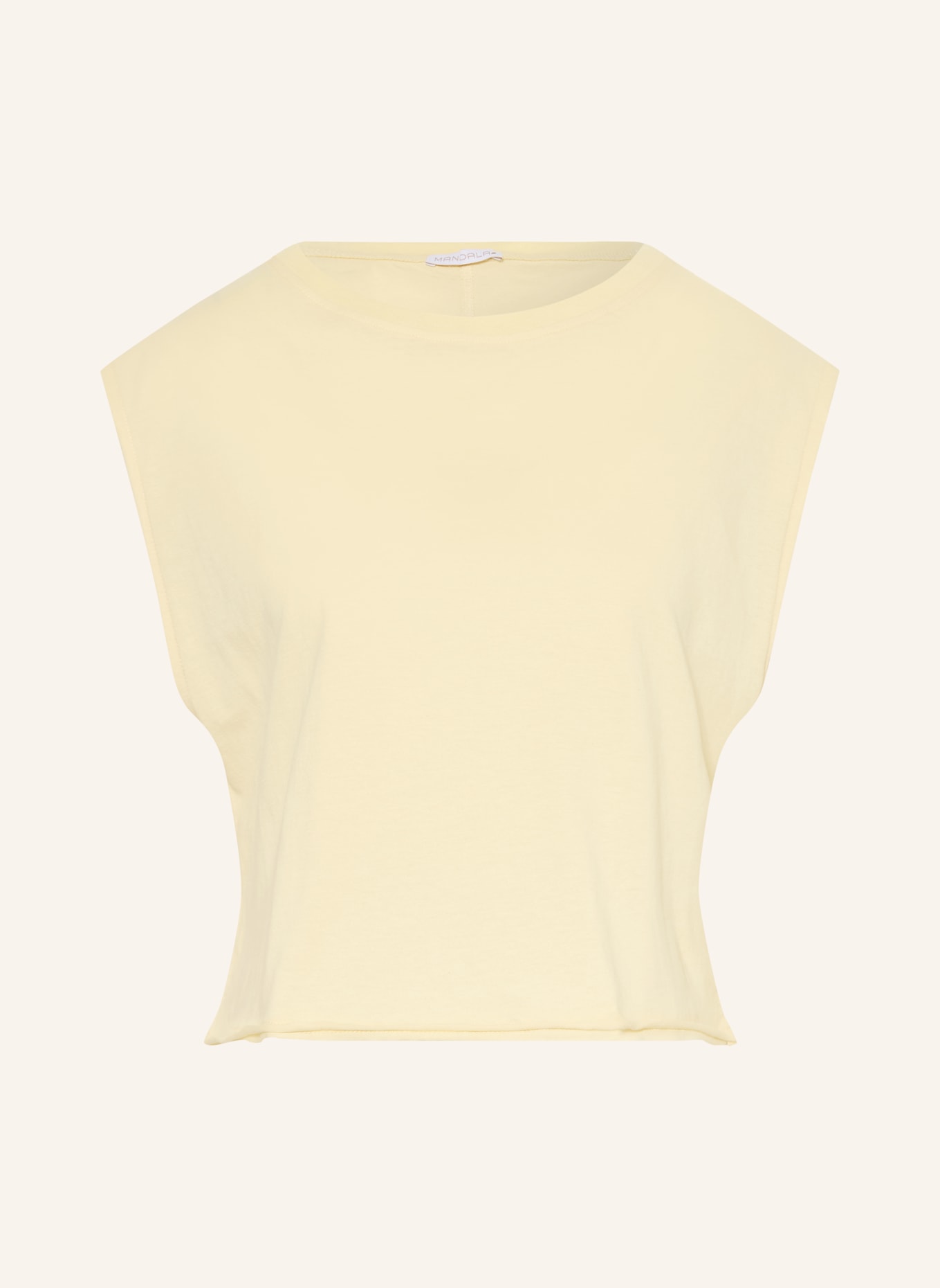 MANDALA Yoga-Top: HELLGELB