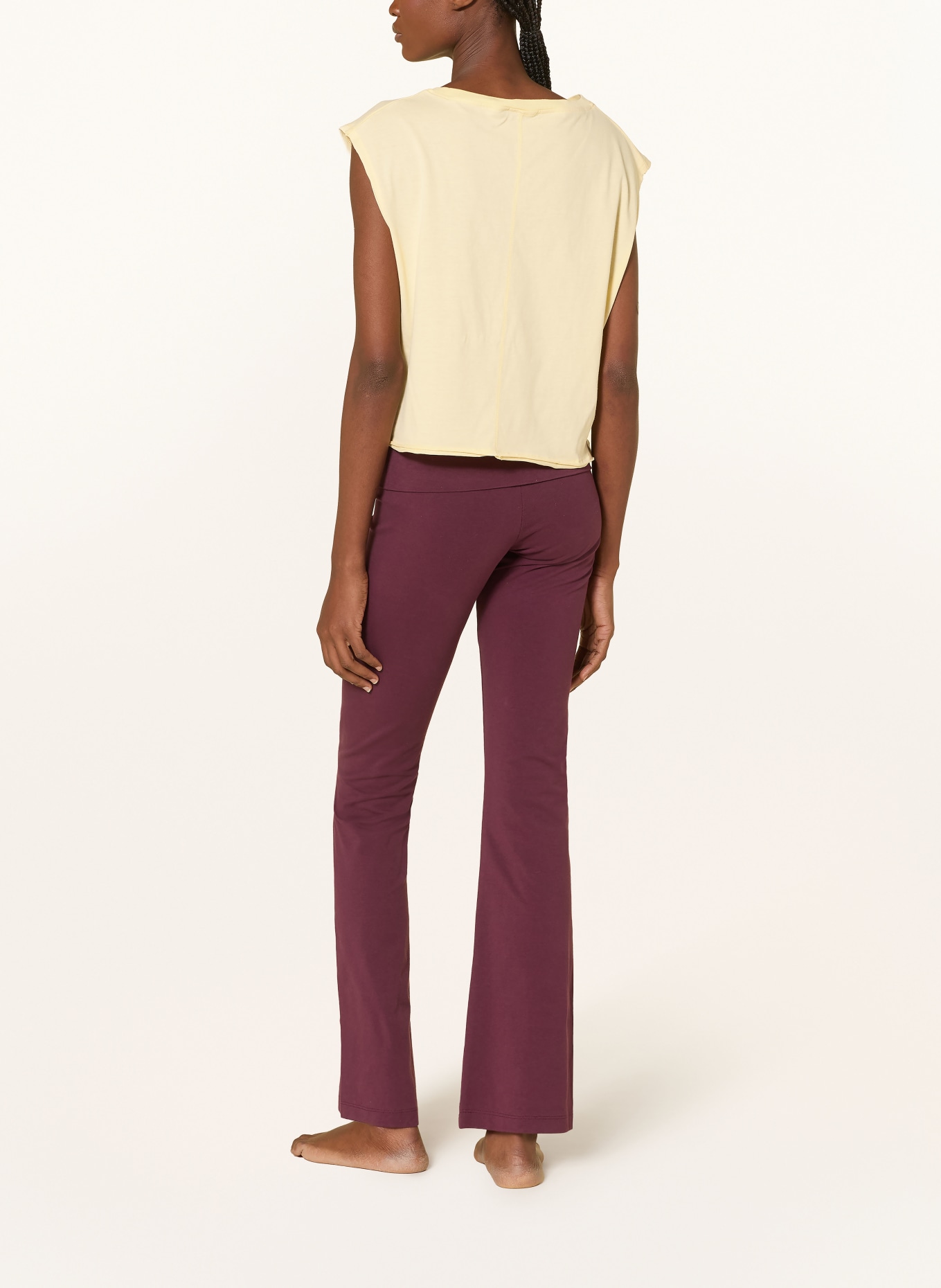 MANDALA Yoga-Top: HELLGELB