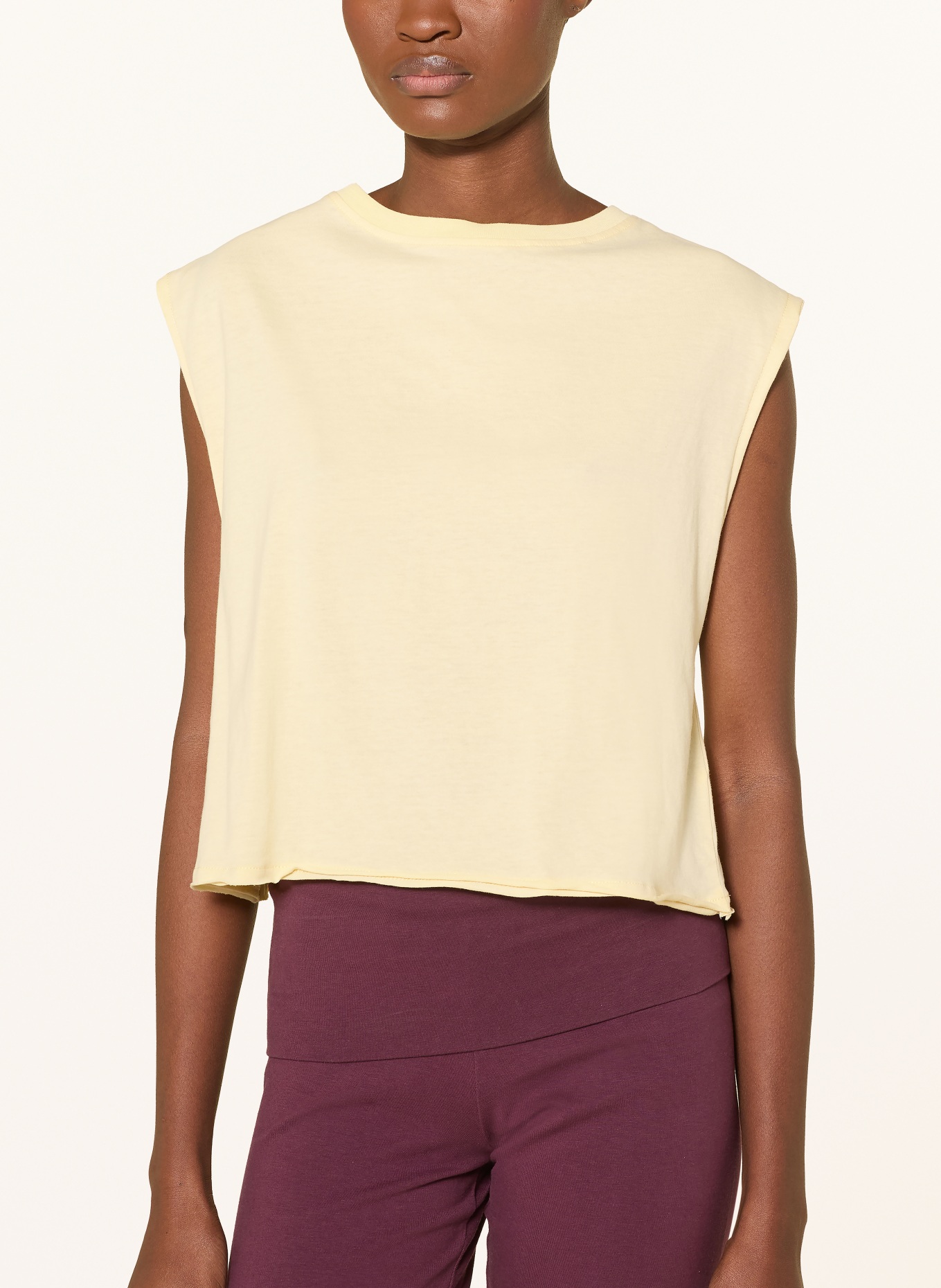 MANDALA Yoga-Top: HELLGELB