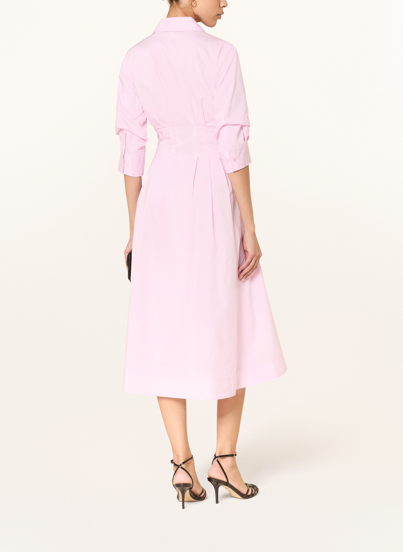 SIMKHAI Robe chemise JAZZ: ROSE