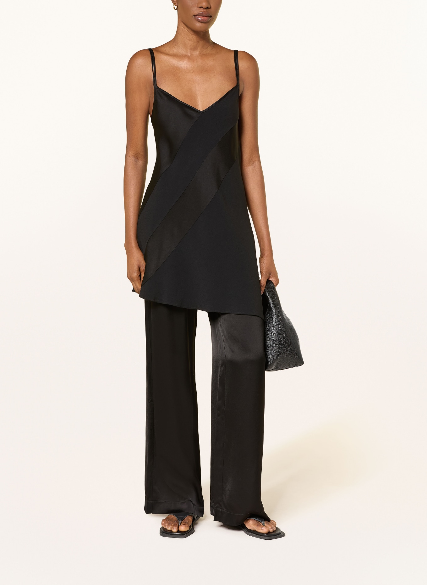 ottod'ame Satinhose ARIANNA: SCHWARZ