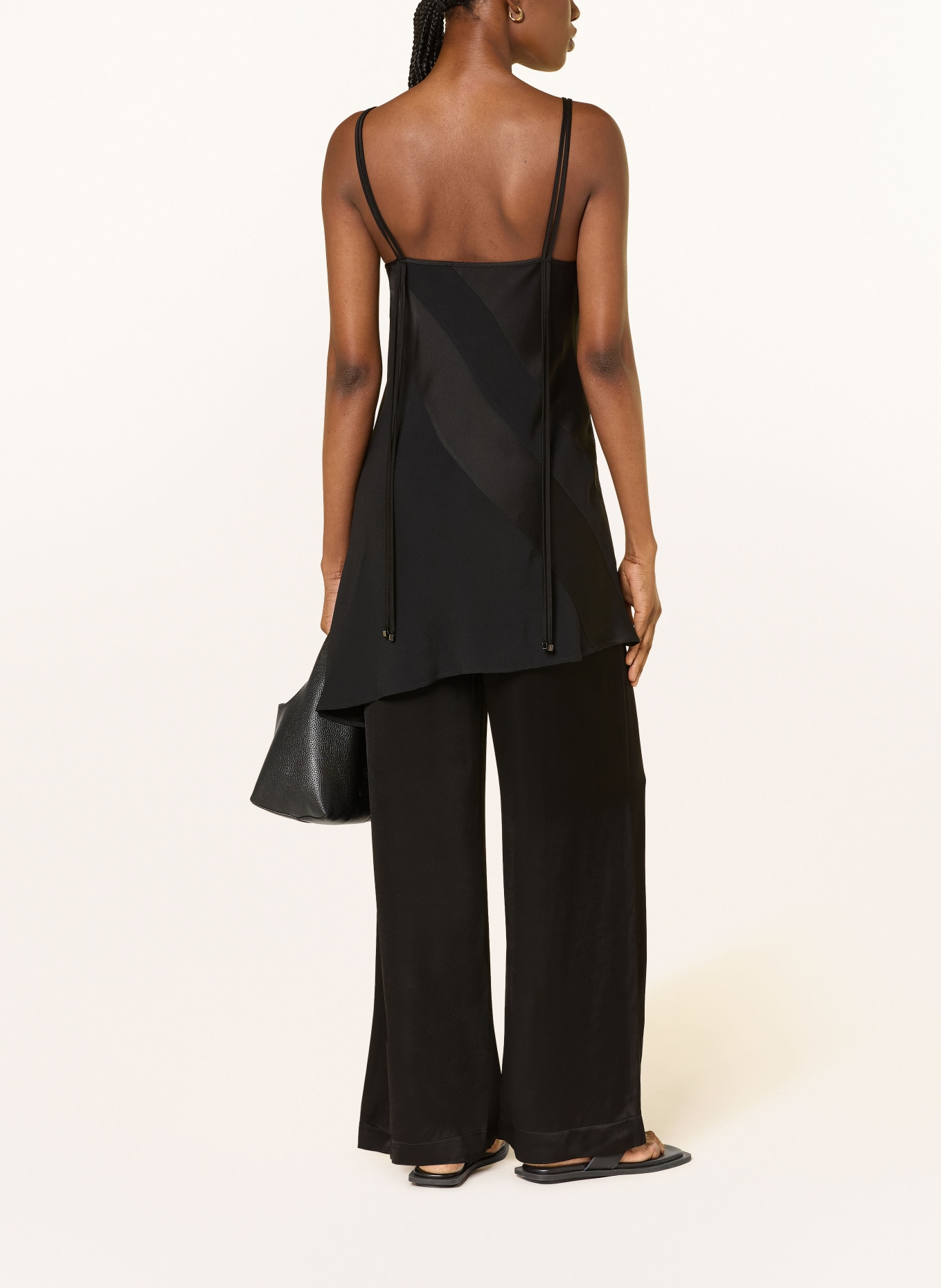 ottod'ame Satinhose ARIANNA: SCHWARZ