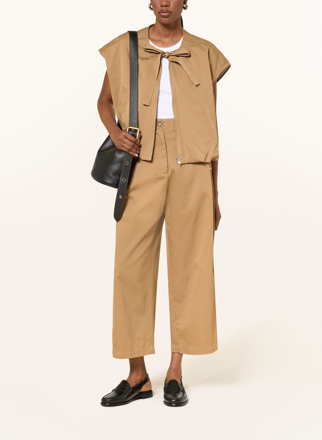 ottod'ame 3/4-length pants: COGNAC
