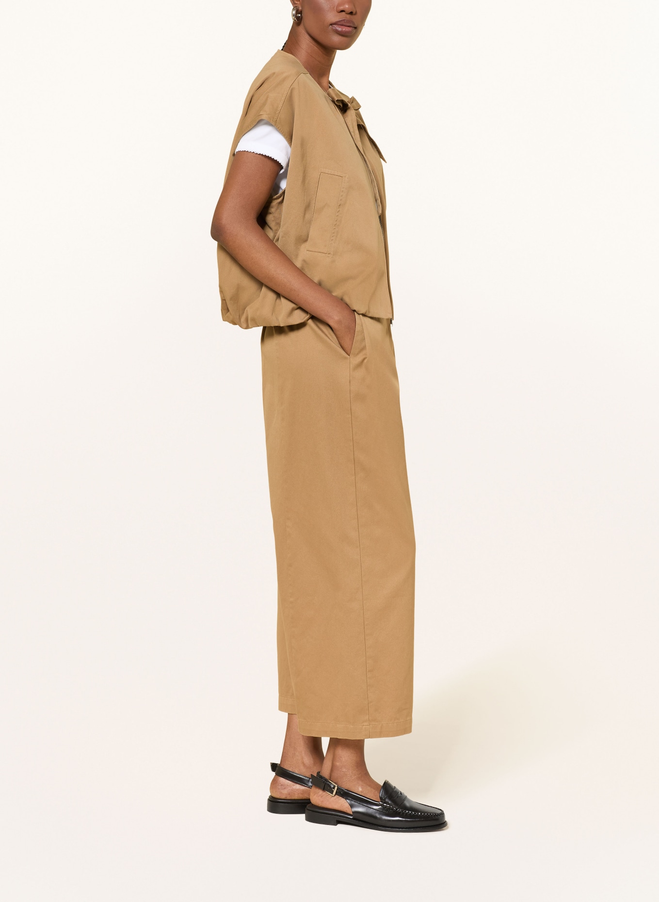 ottod'ame 3/4-length pants: COGNAC