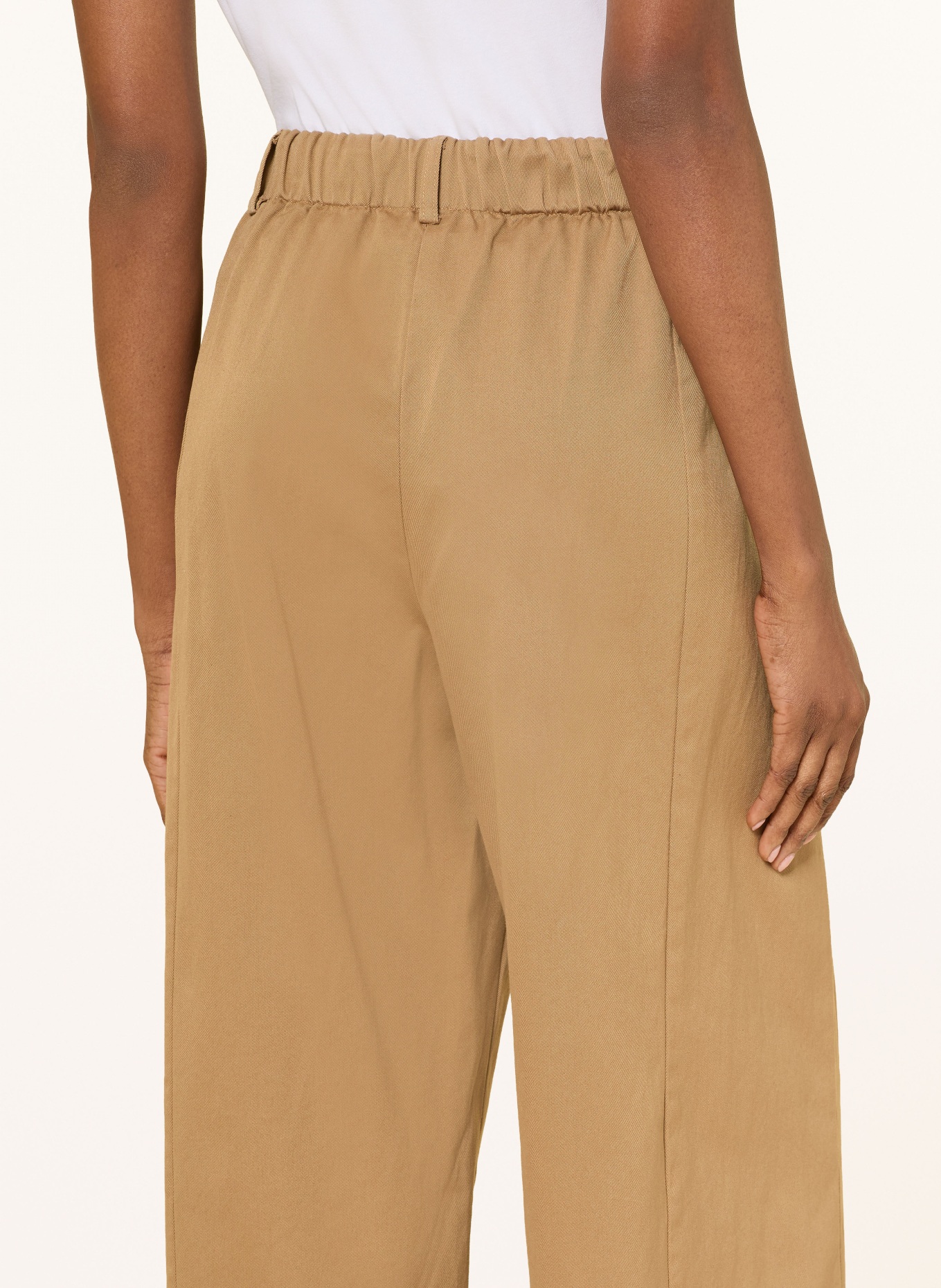 ottod'ame 3/4-length pants: COGNAC