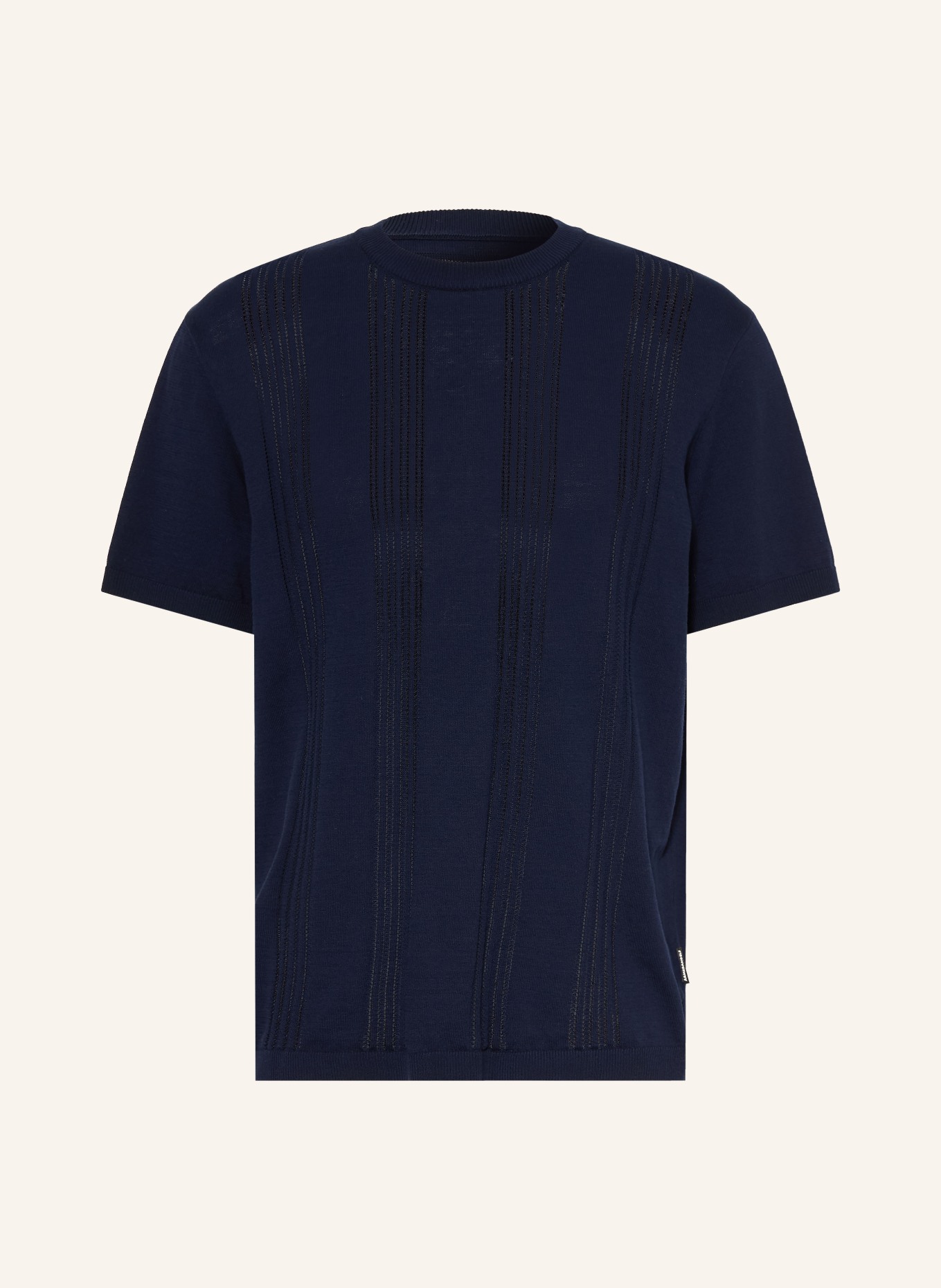 ARMEDANGELS Strickshirt: DUNKELBLAU