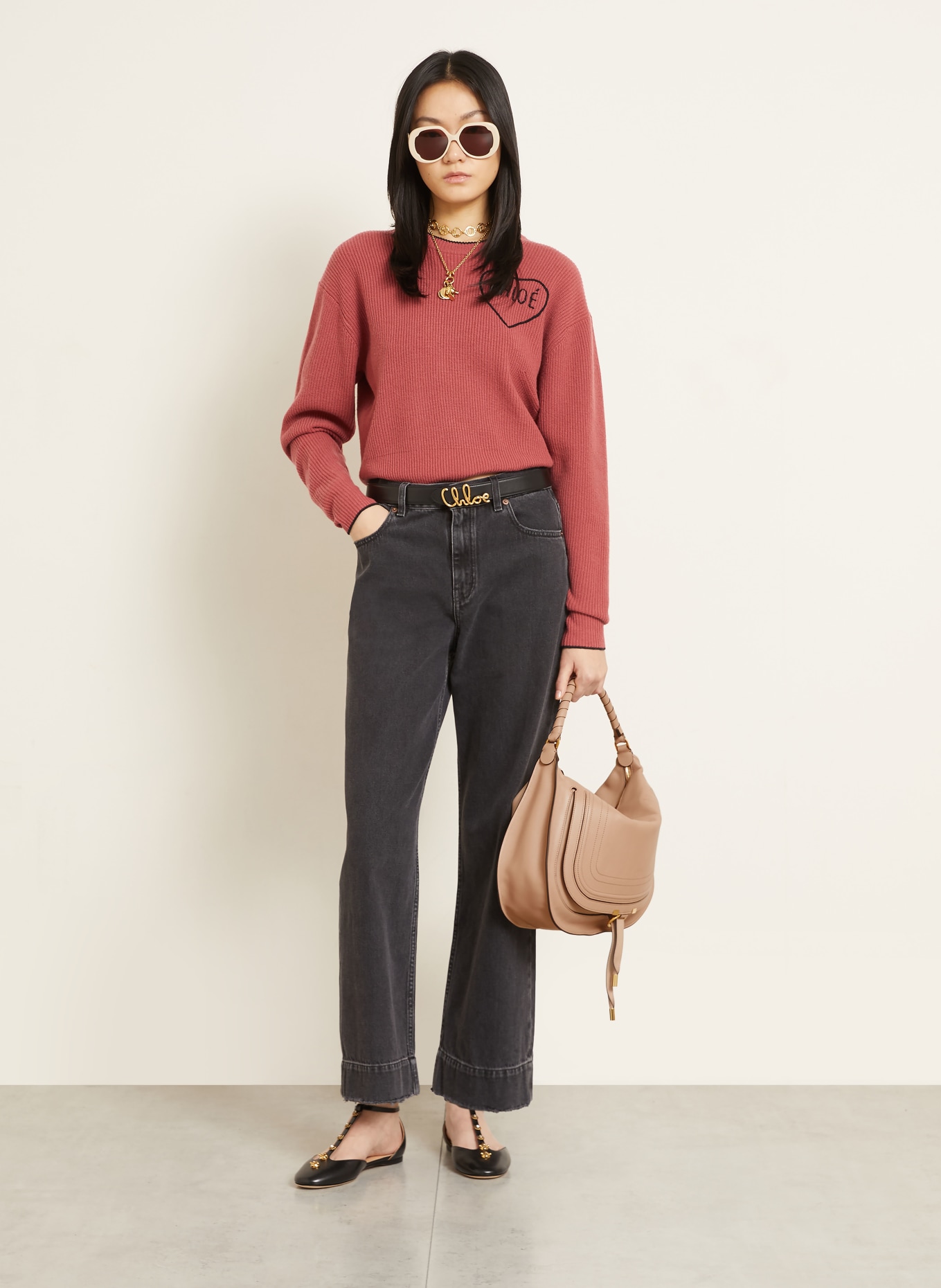 Chloé MARCIE handbag: Woodsmoke