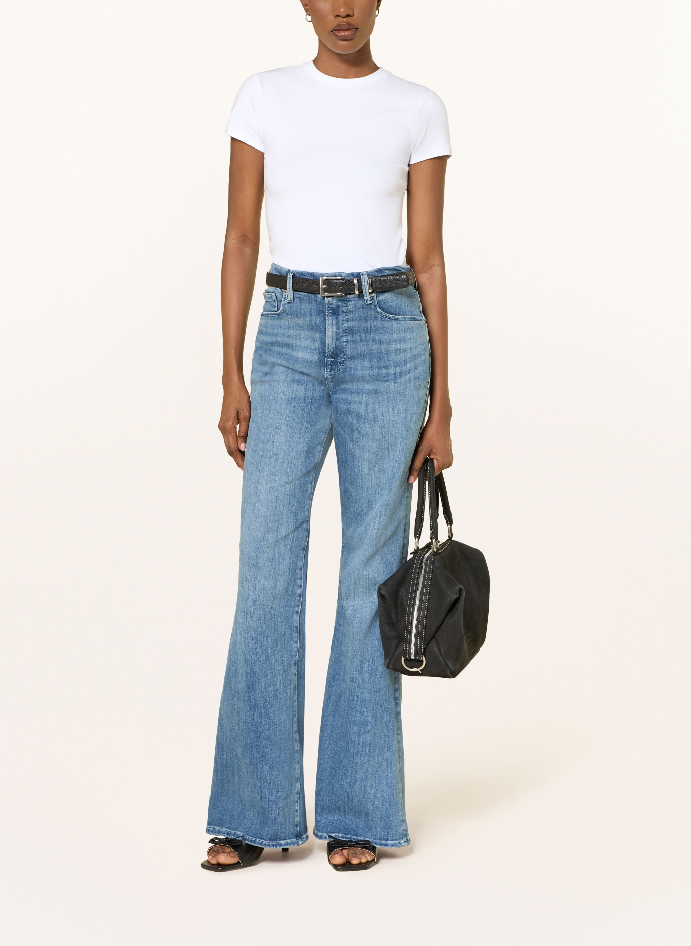 GOOD AMERICAN T-shirt: WIT