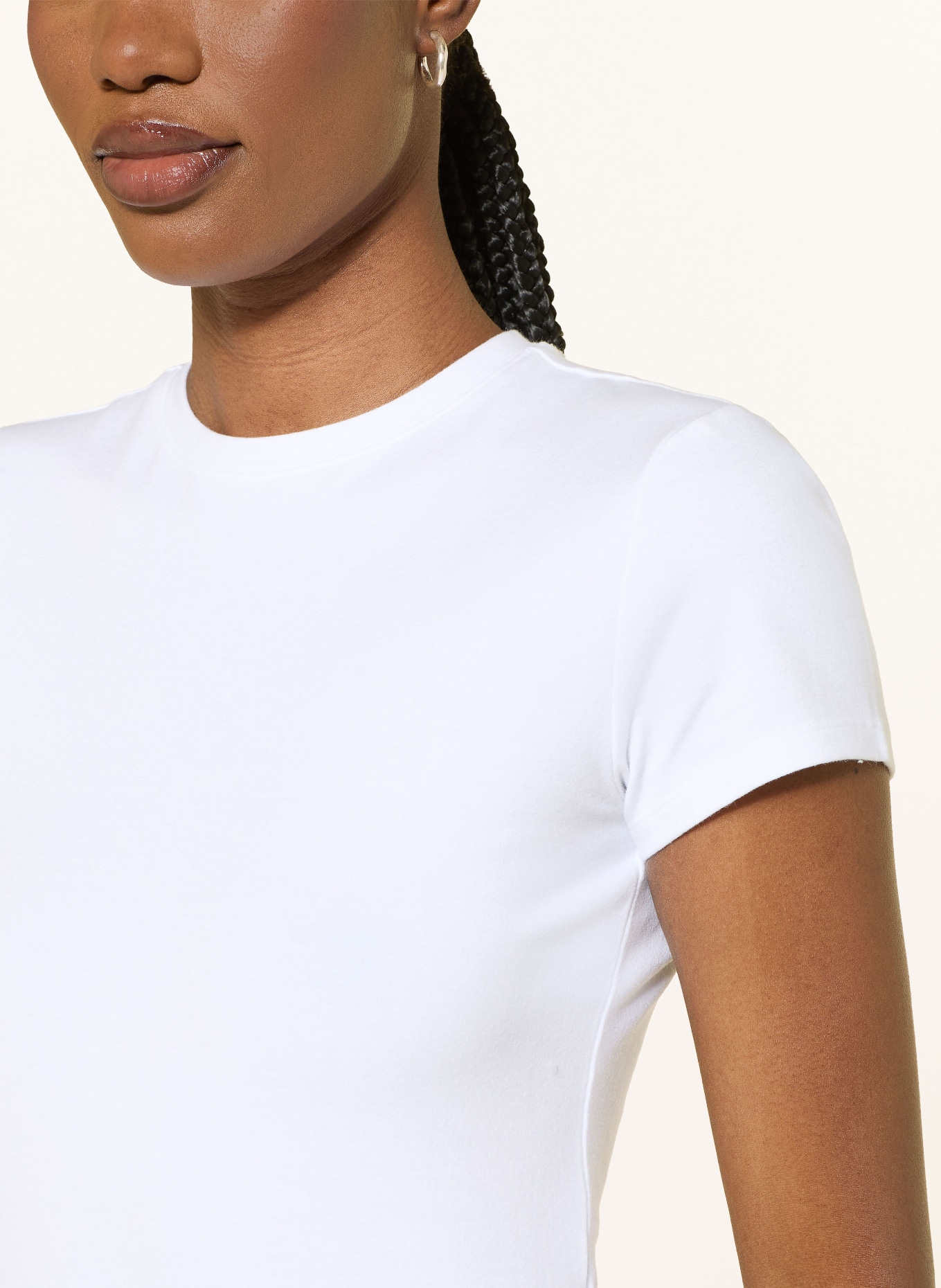 GOOD AMERICAN T-shirt: WIT