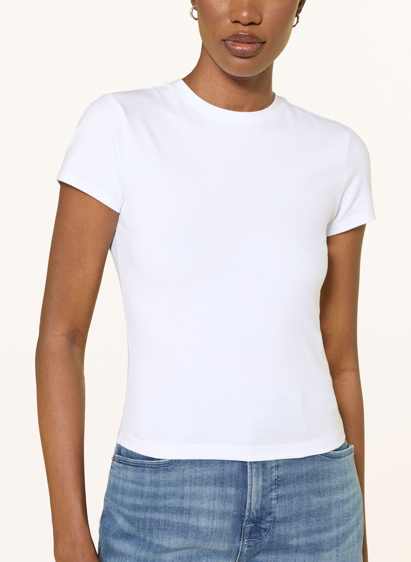 GOOD AMERICAN T-shirt: WIT