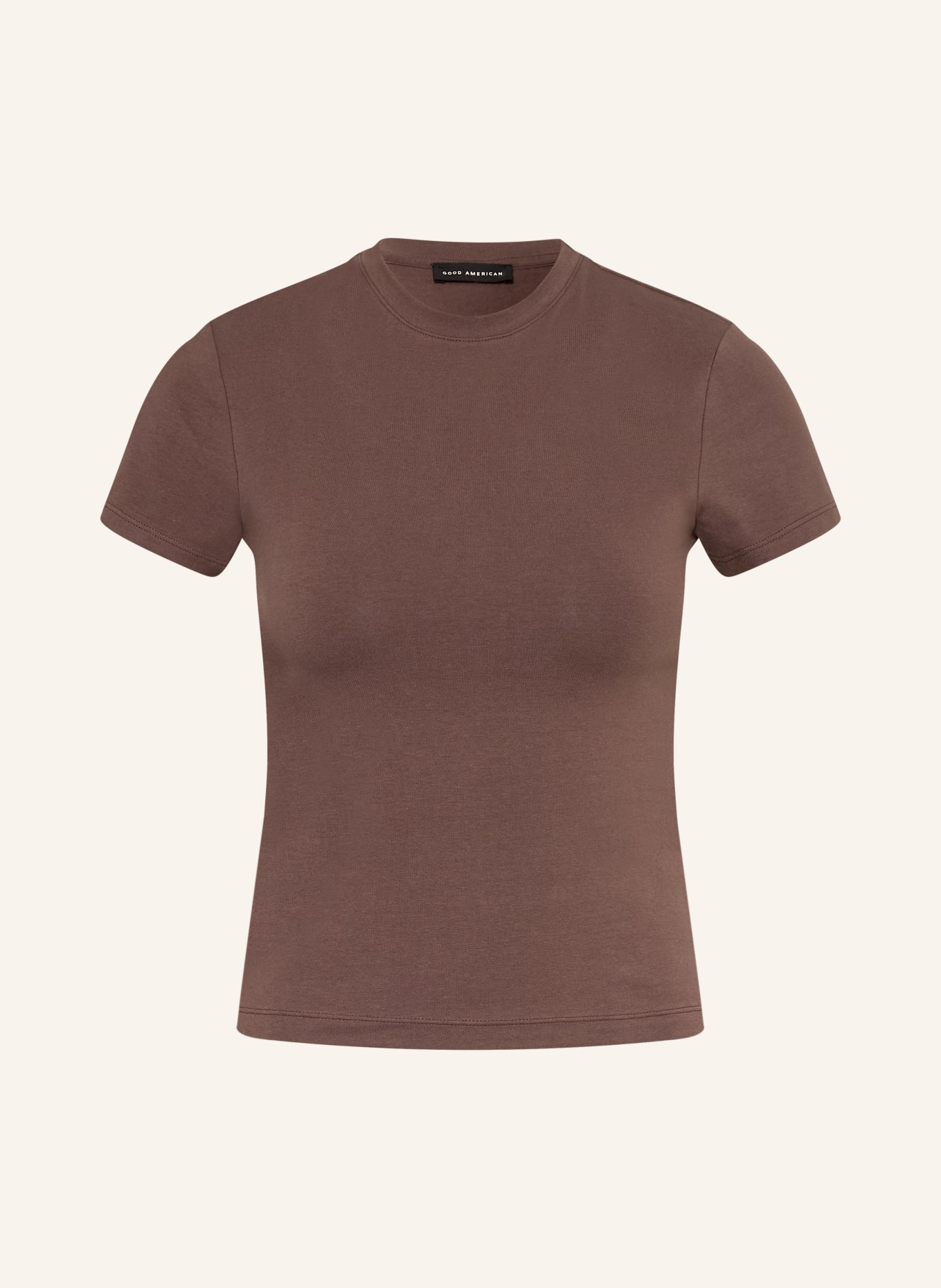 GOOD AMERICAN T-shirt: DARK BROWN